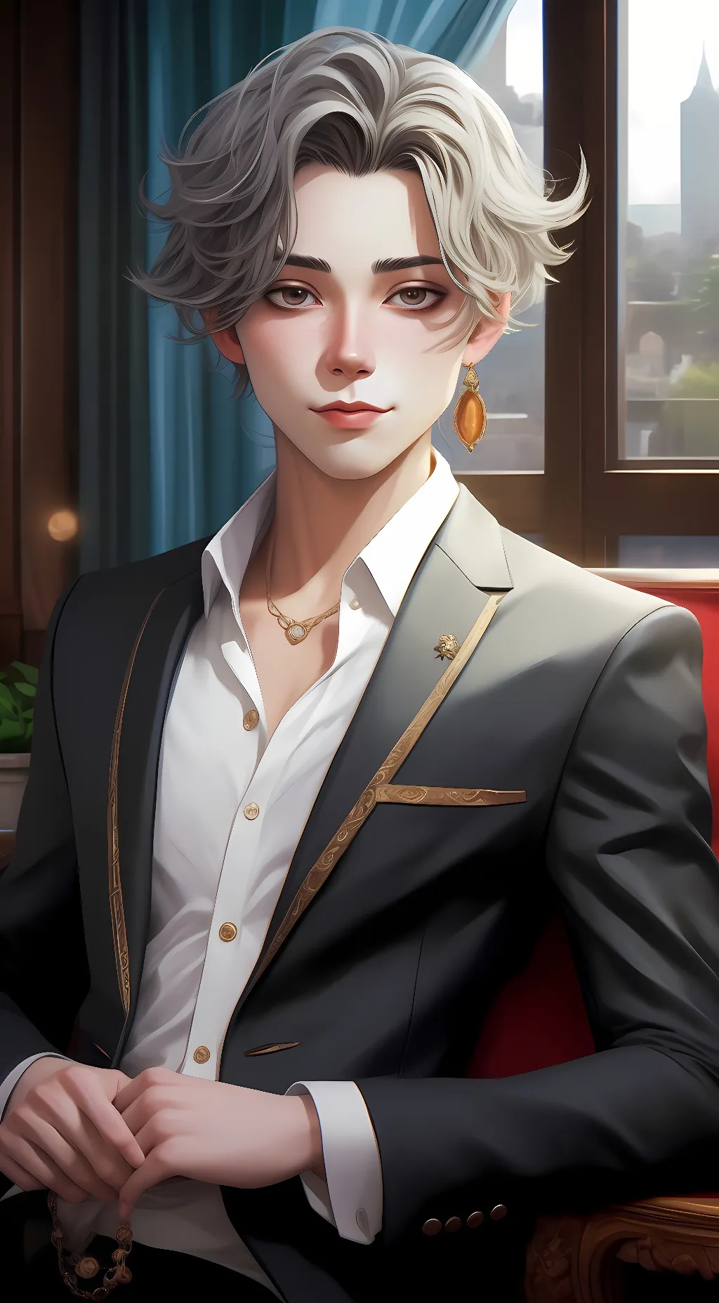 ai character: Seishu Inupi  background