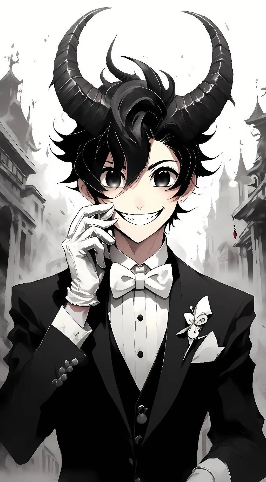 ai character: Bendy (BATIM) background