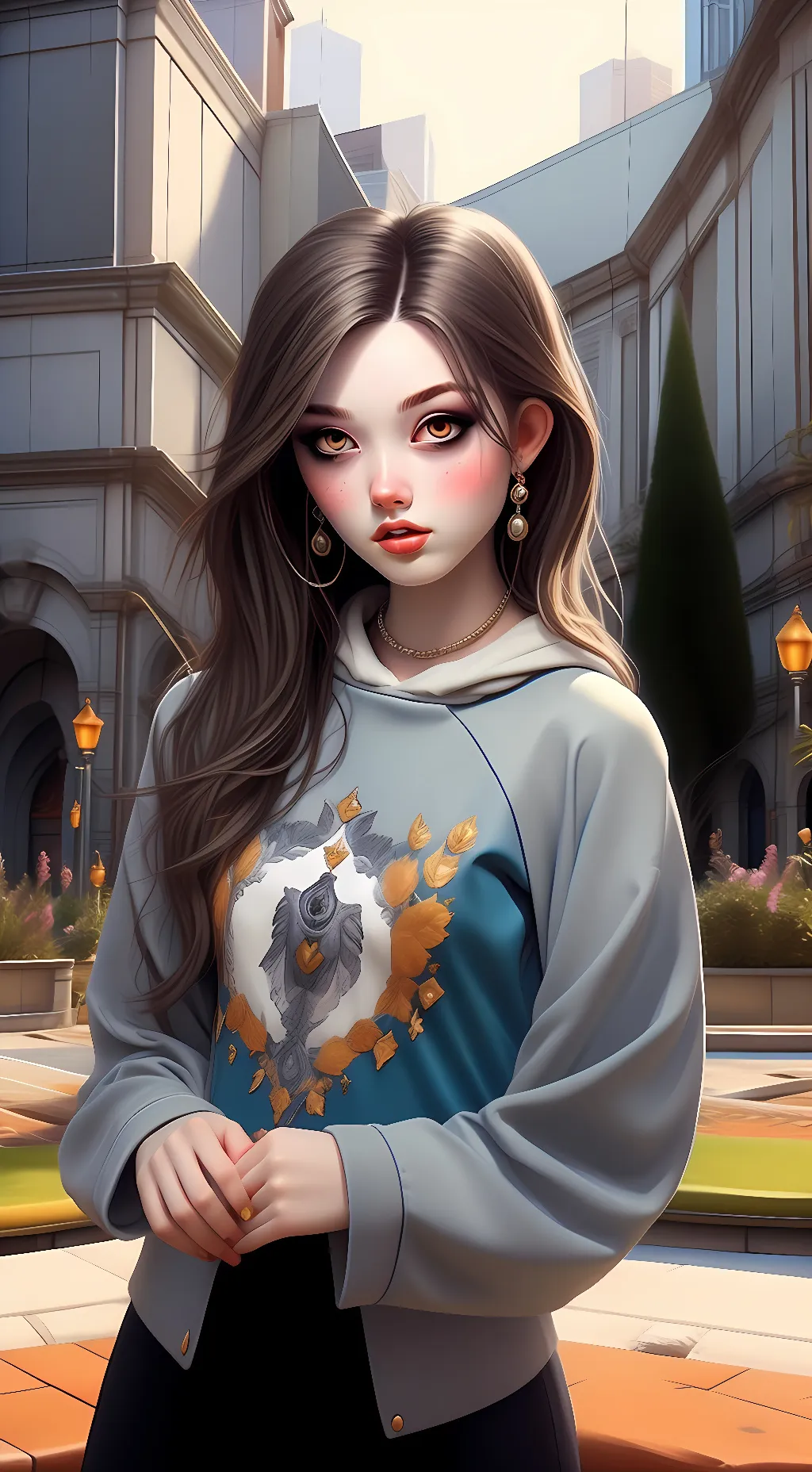 ai character: Gaeul background