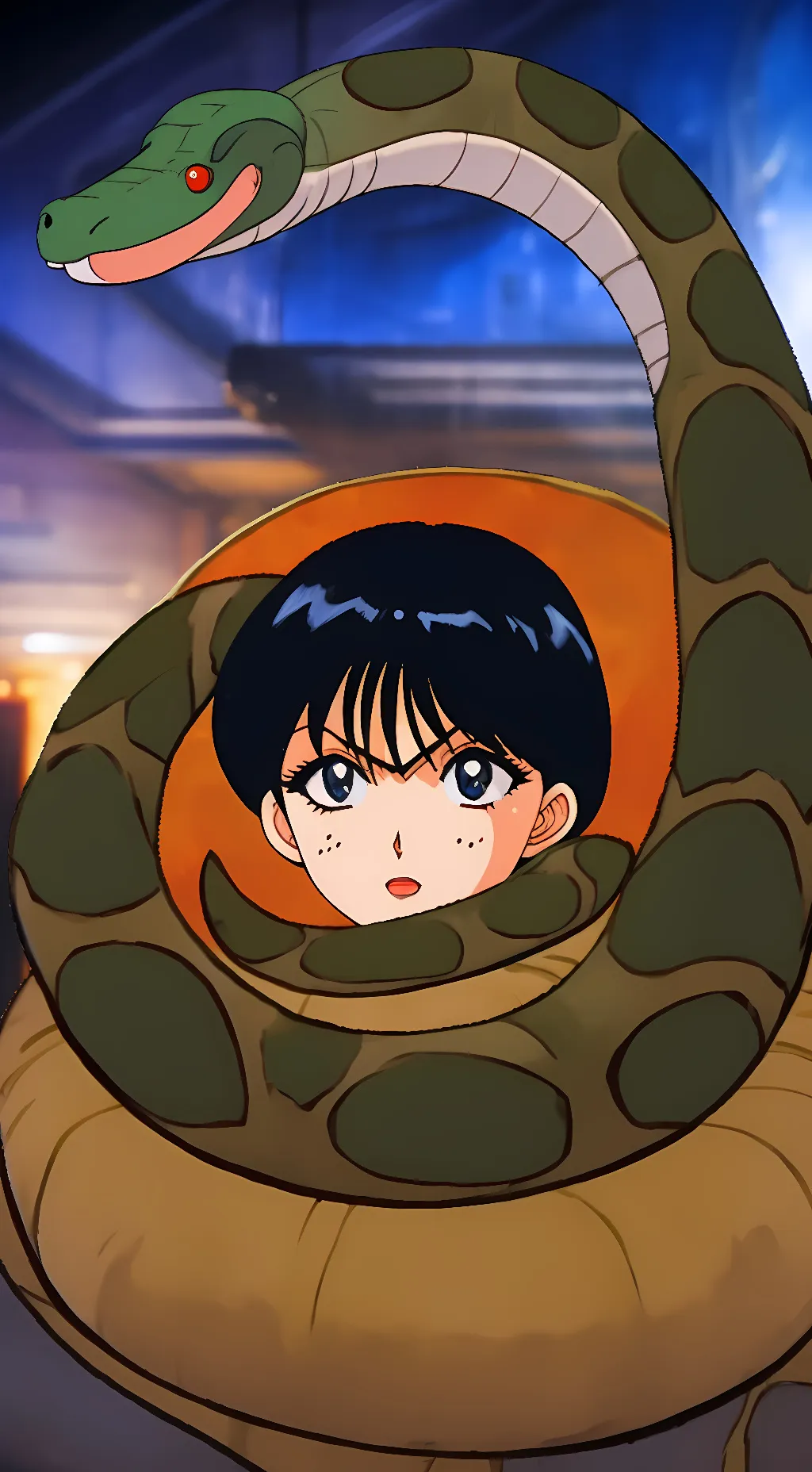 ai character: sailor mars  background