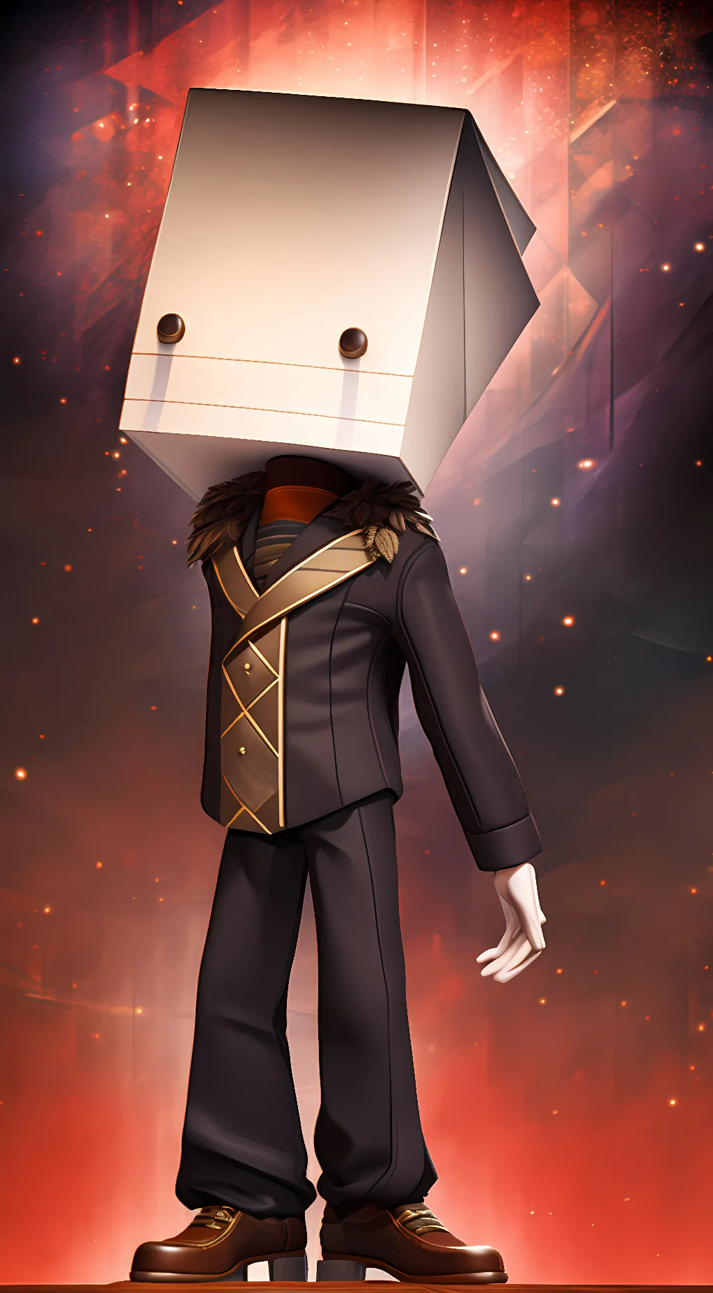 ai character: Hatty Hattington. background