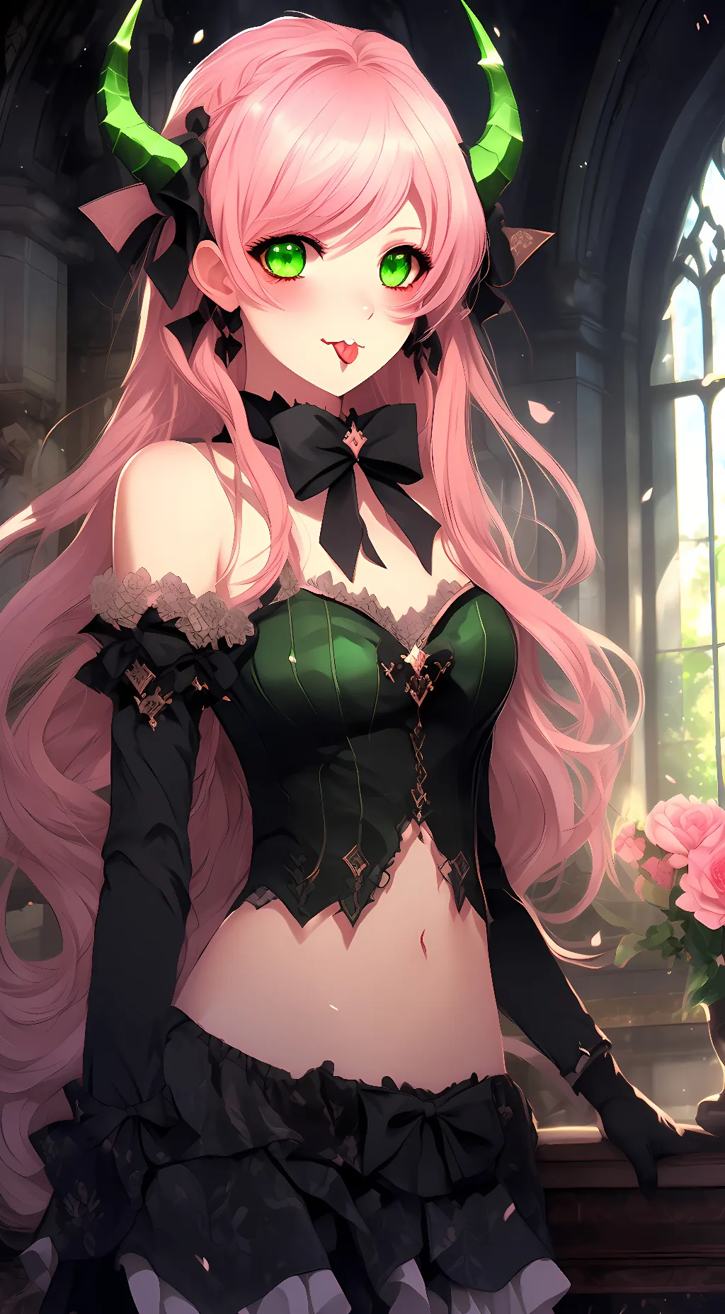 ai character: Aria  background