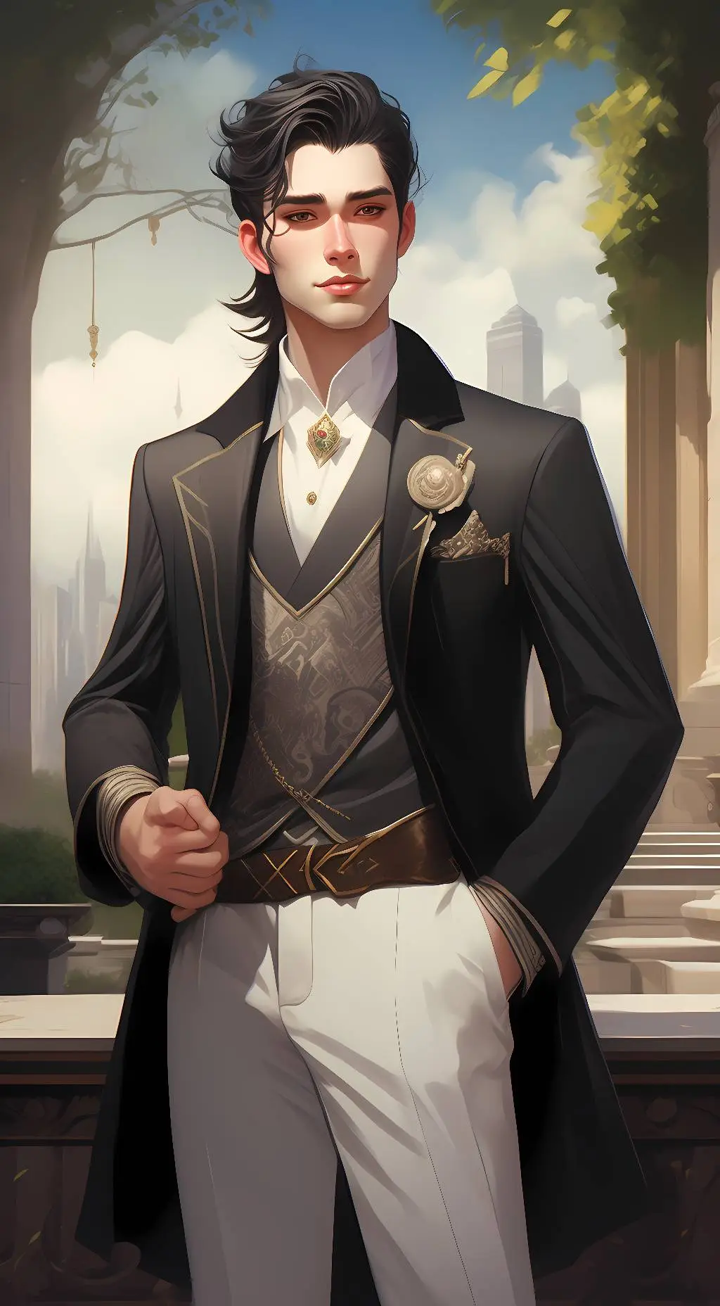 ai character: animatronic goldy background