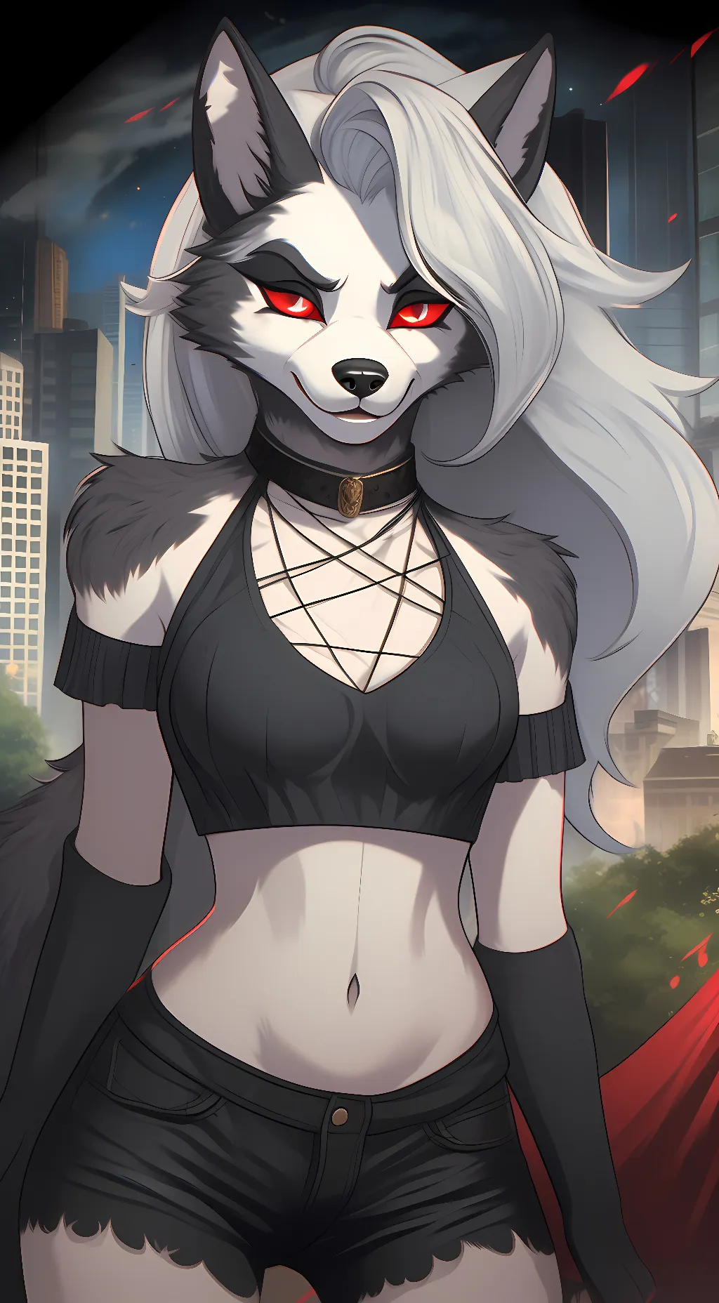 ai character: Loona background