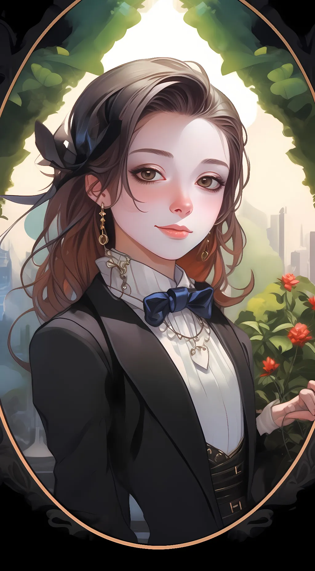 ai character: Aubrie  background