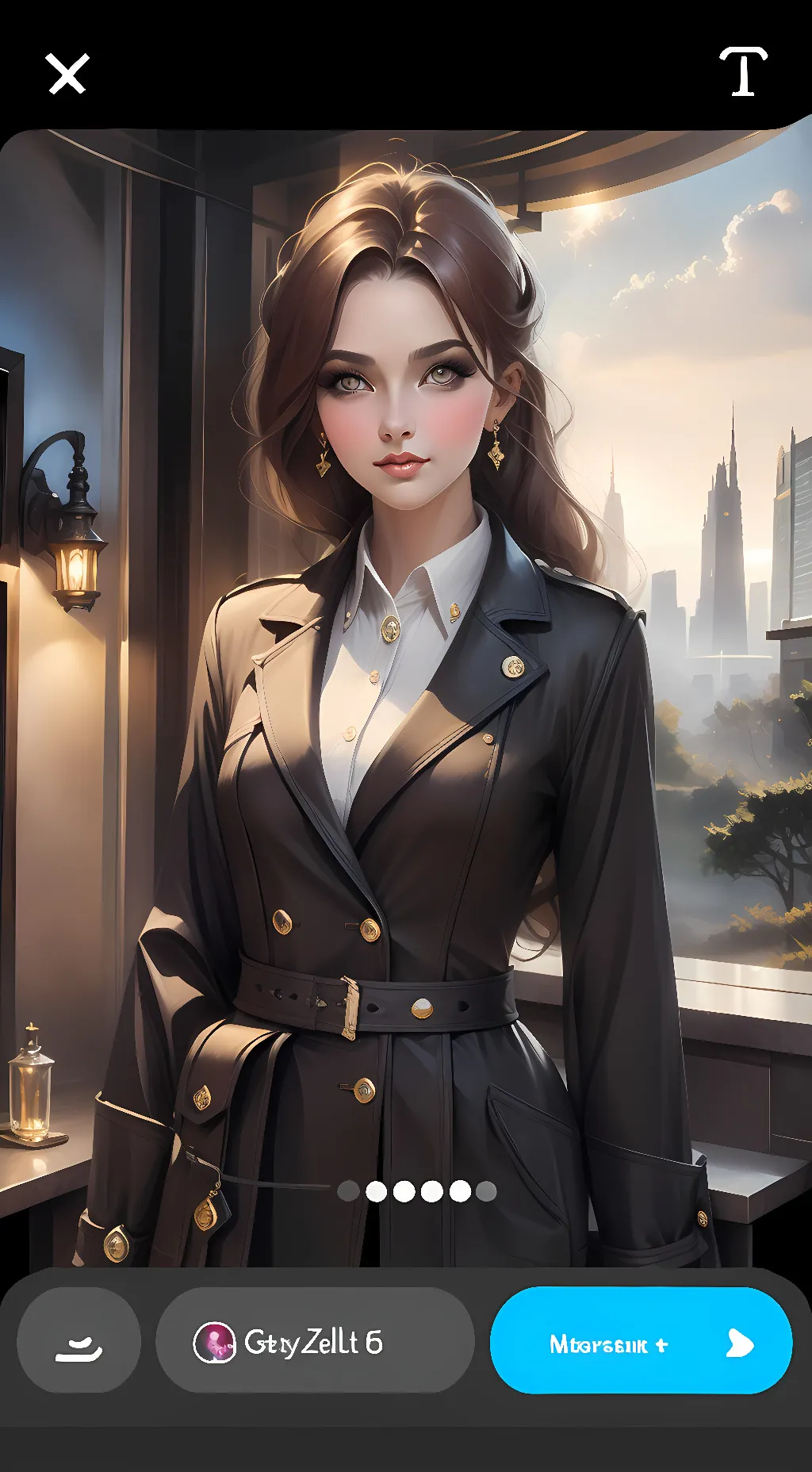 ai character: mhaxdemon Slayer  background