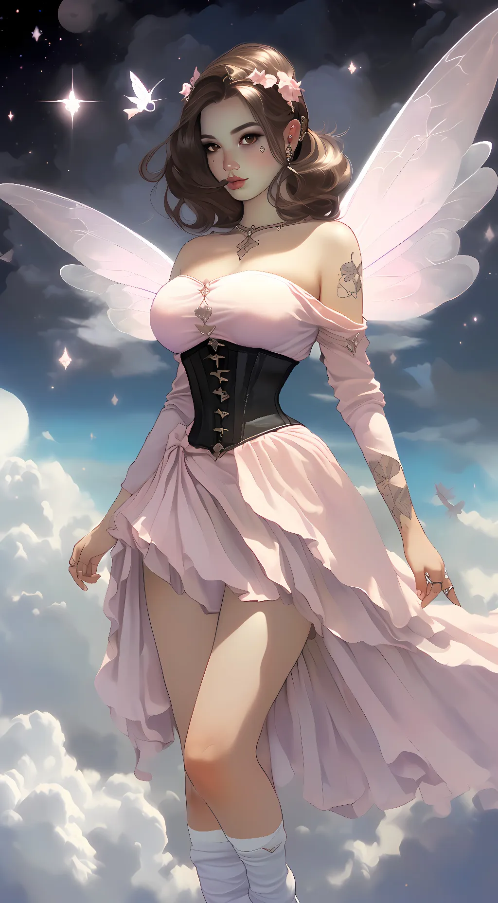 ai character: poppy mayflower  background