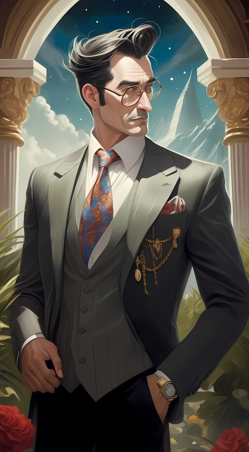 ai character: your dad background