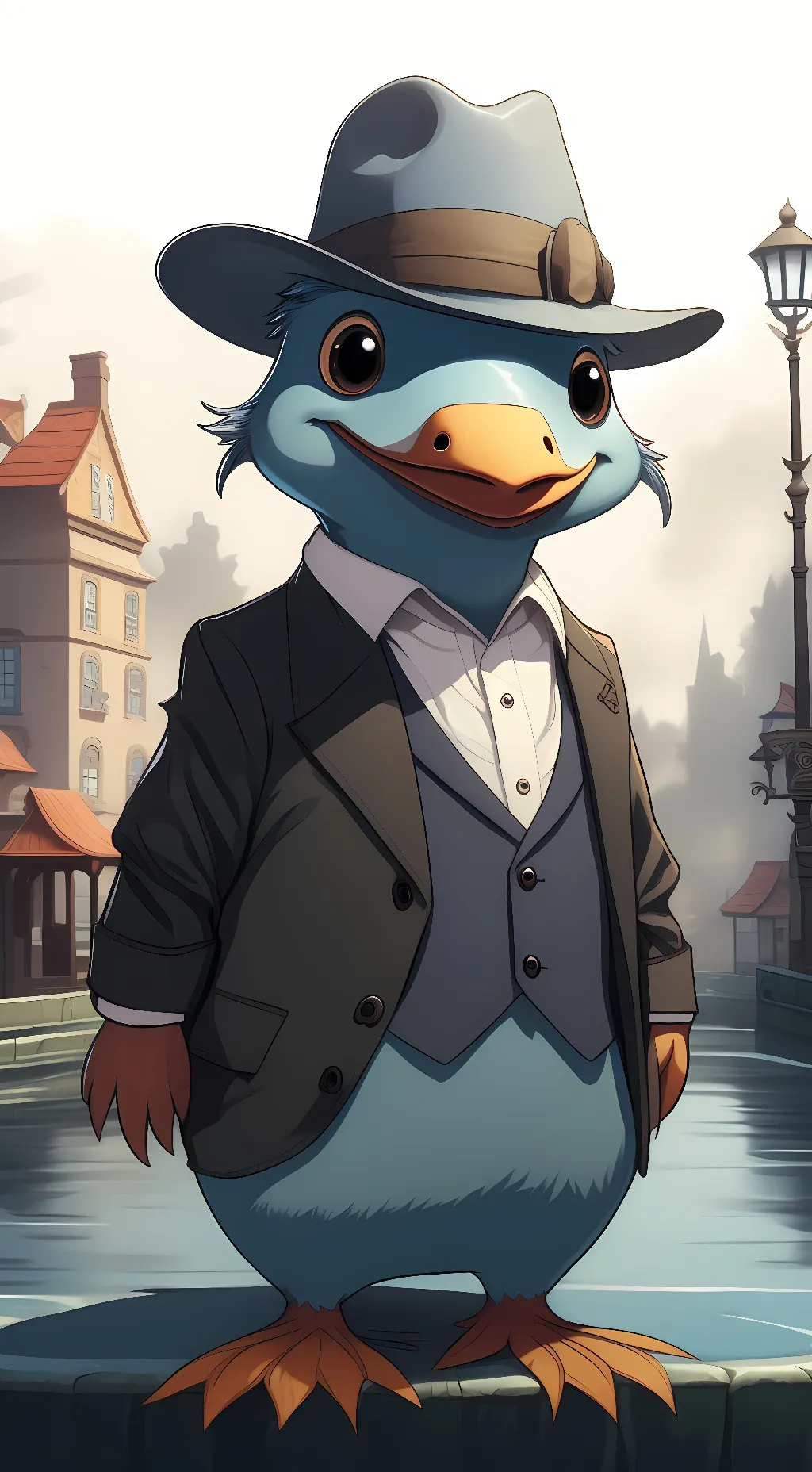 ai character: perry the platypus background