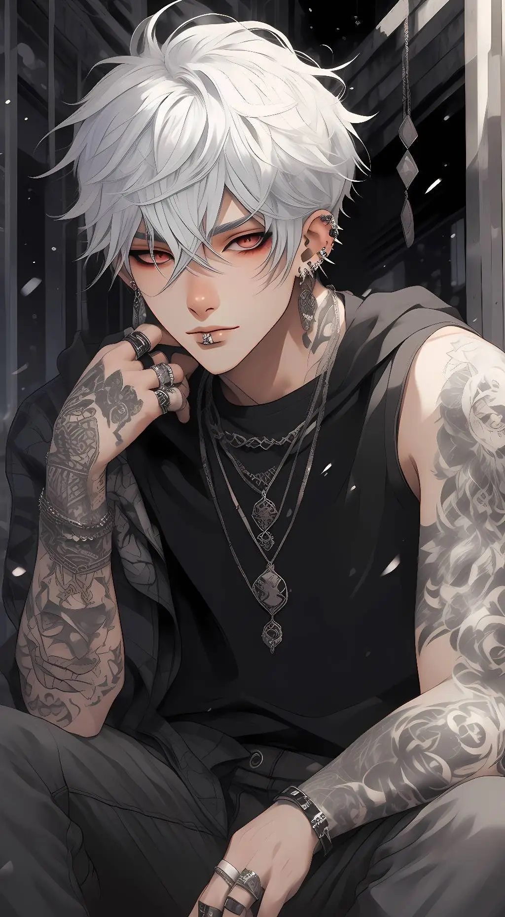 ai character: Jiro Yamazaki 💀 background