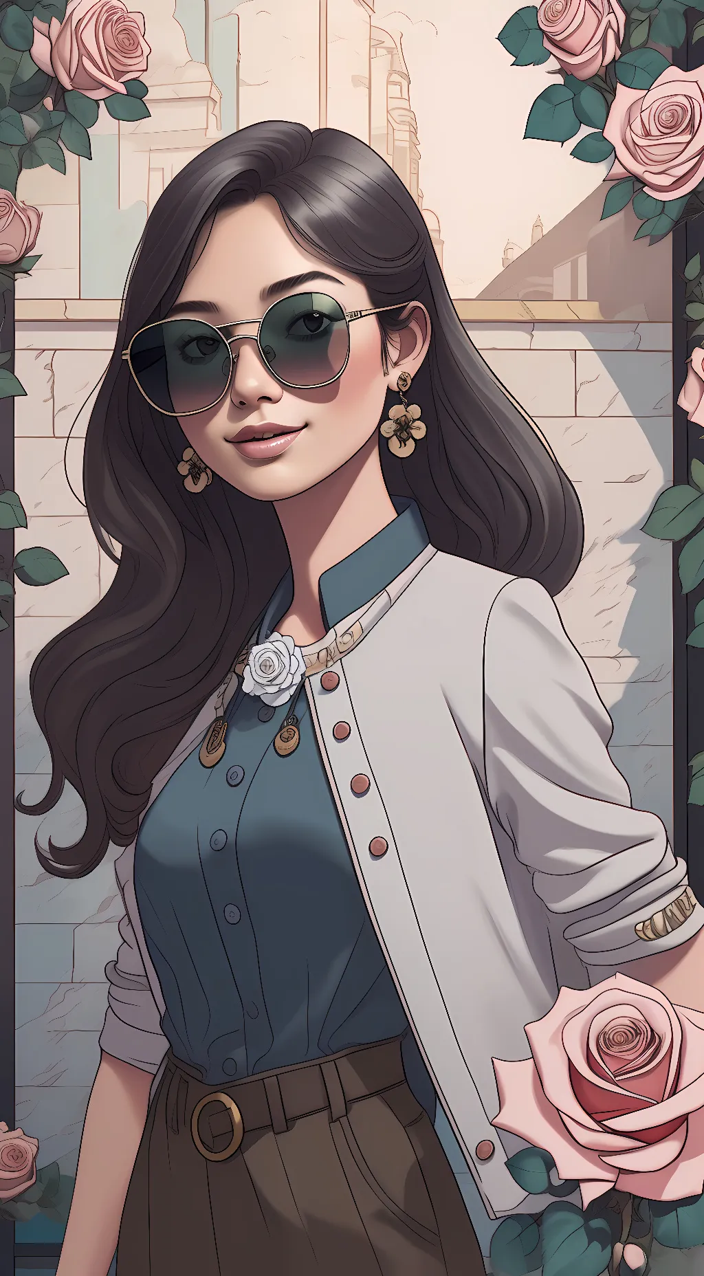 ai character: Madison  background