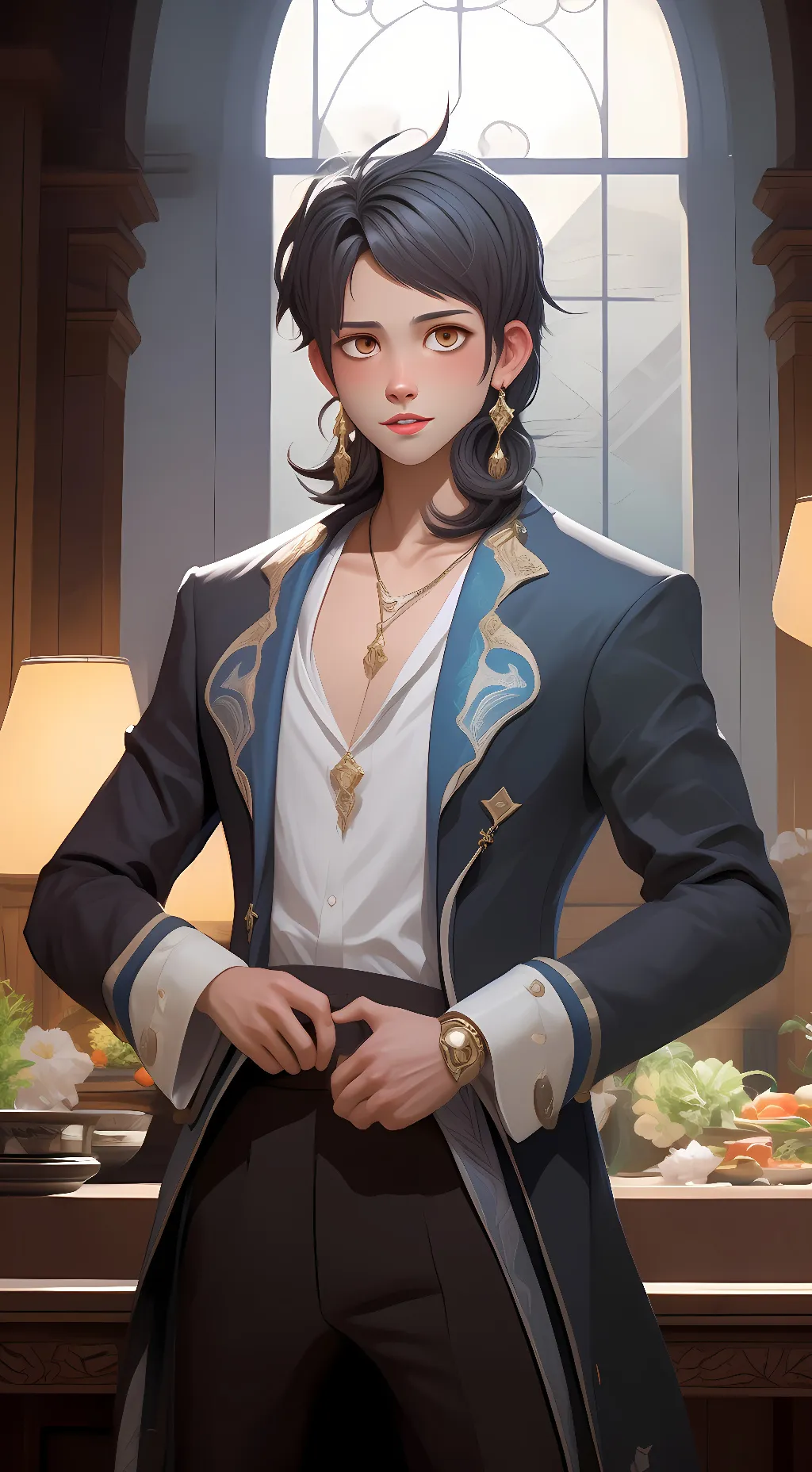 ai character: Zack background