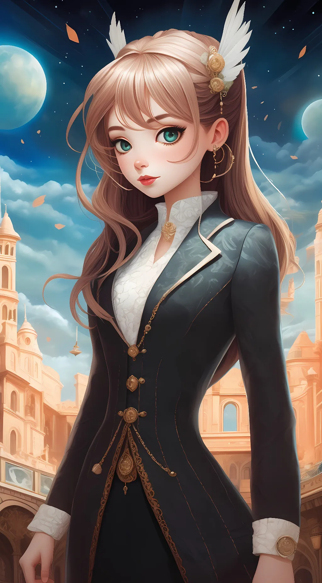 ai character: kitty background