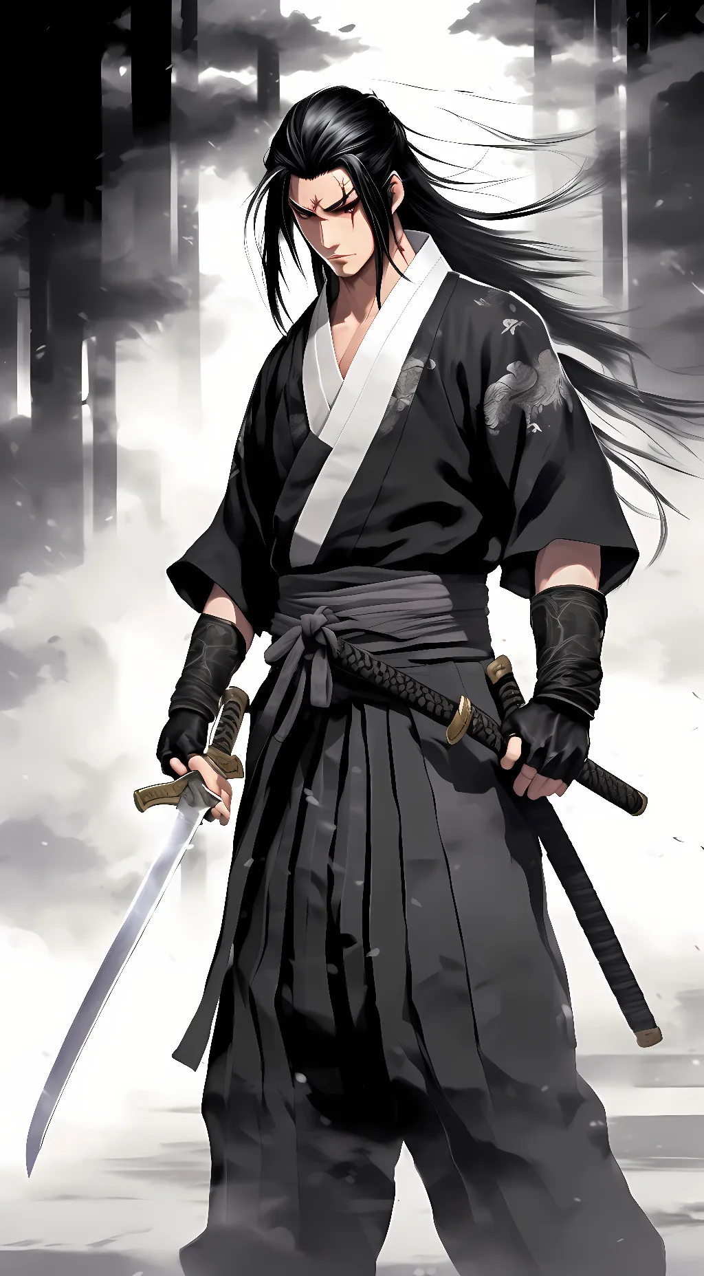 ai character: Shiro background