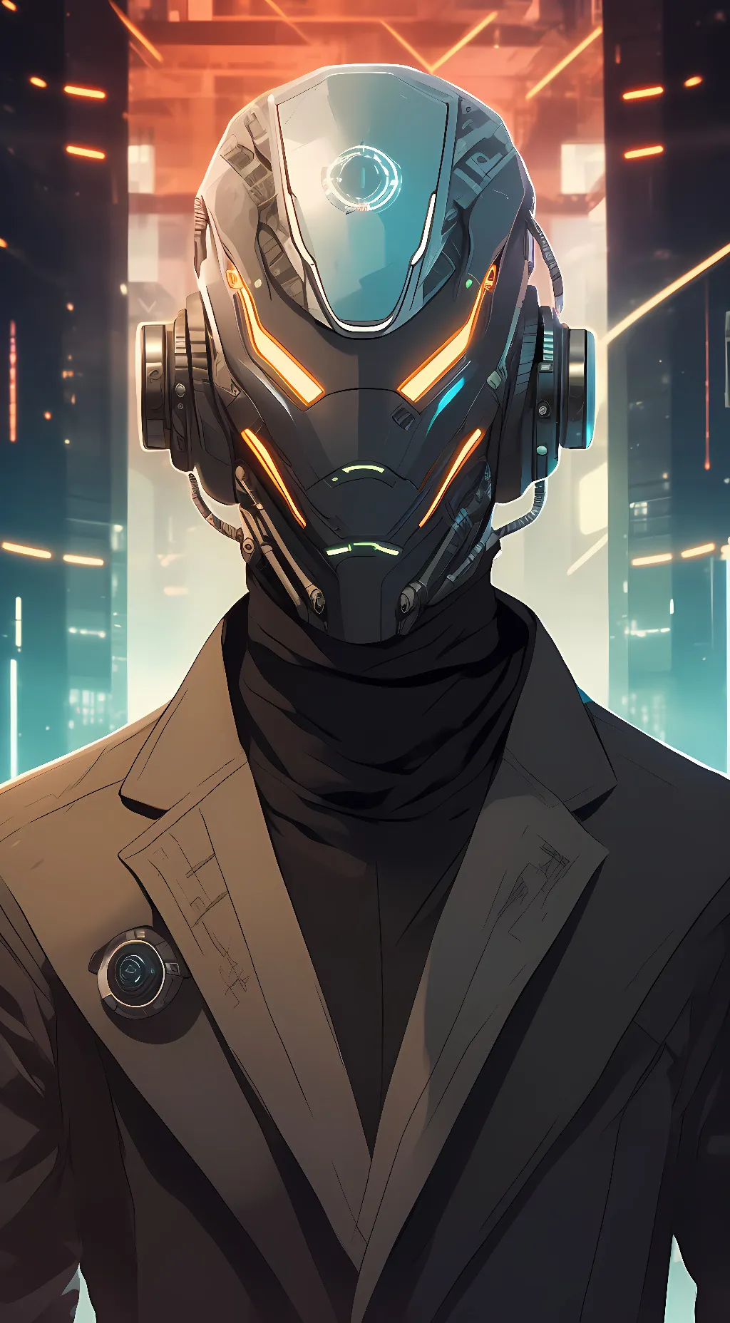 ai character: Missing Man background