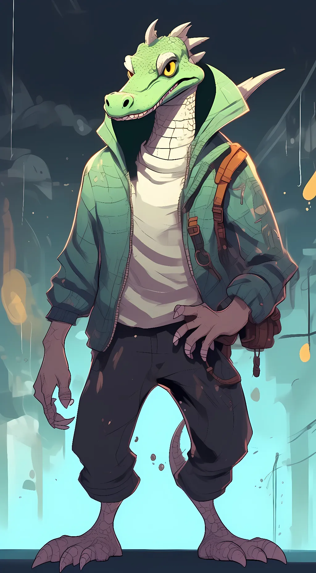 ai character: Ally background