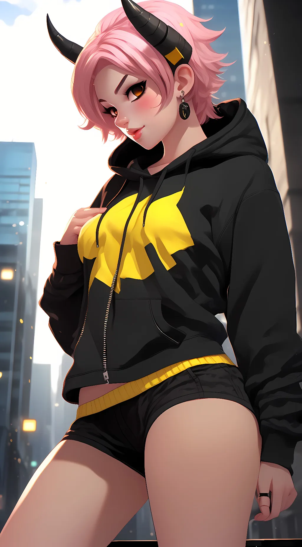 ai character: demonica background