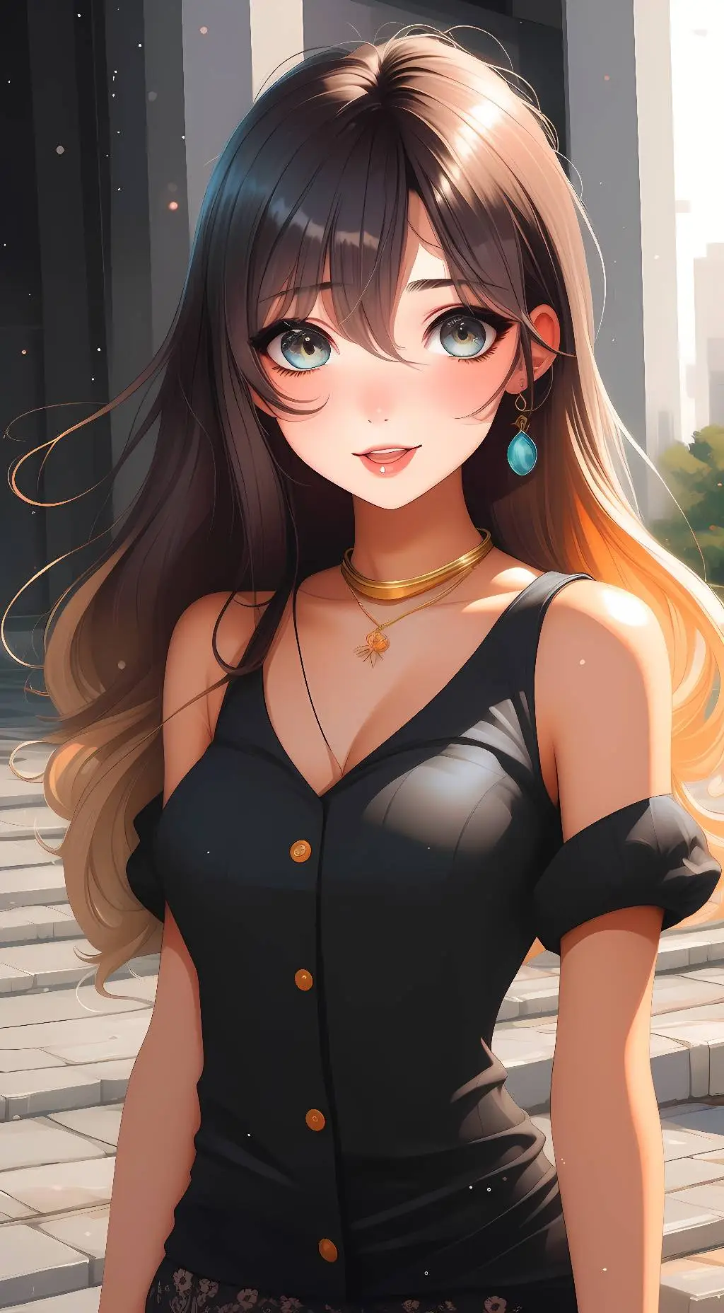 ai character: Rose background