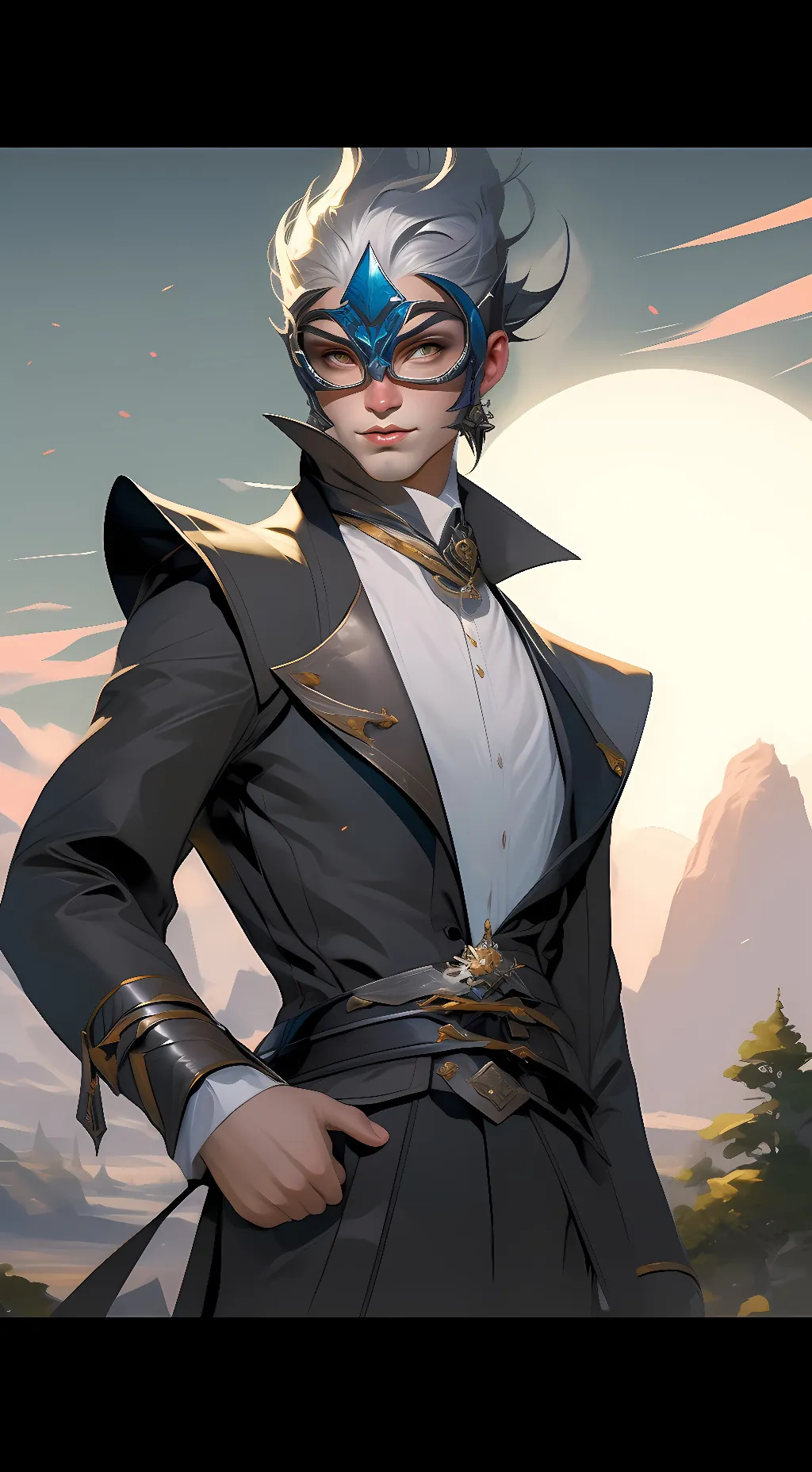 ai character: REY MYSTREO background