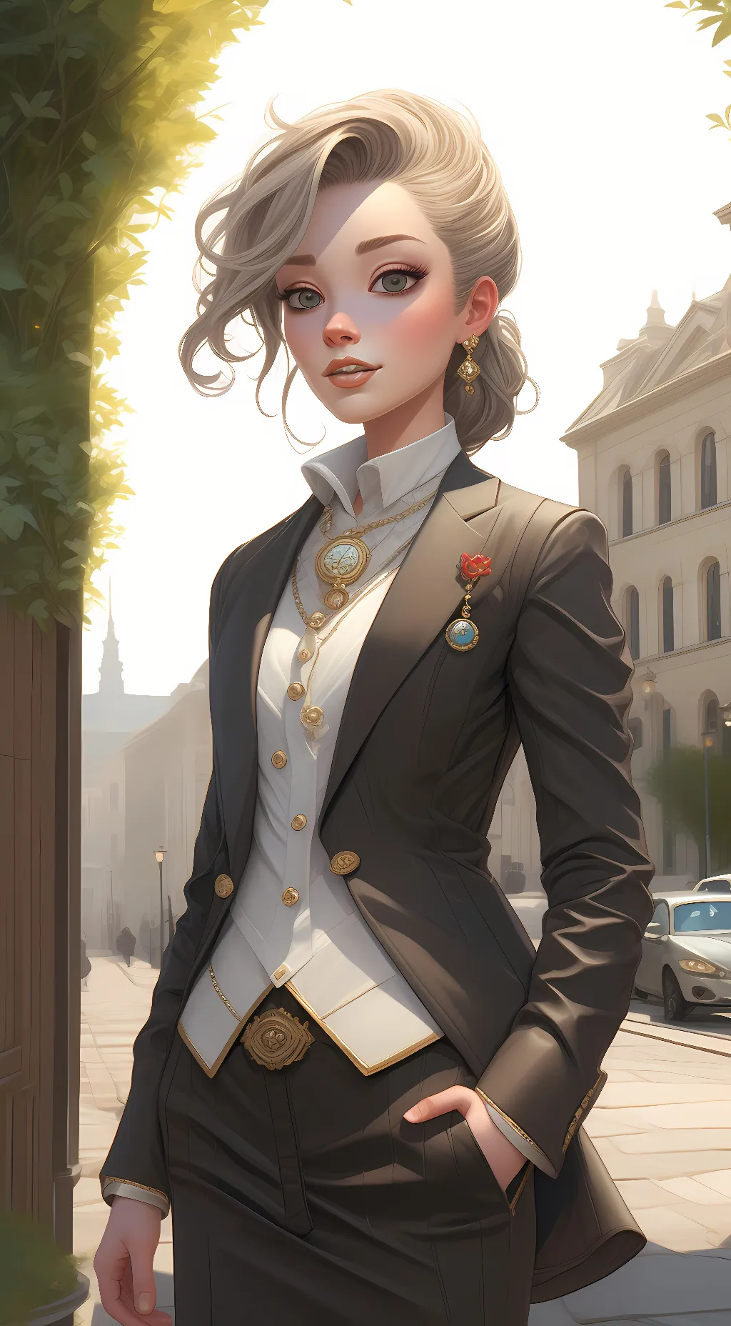 ai character: fluff background