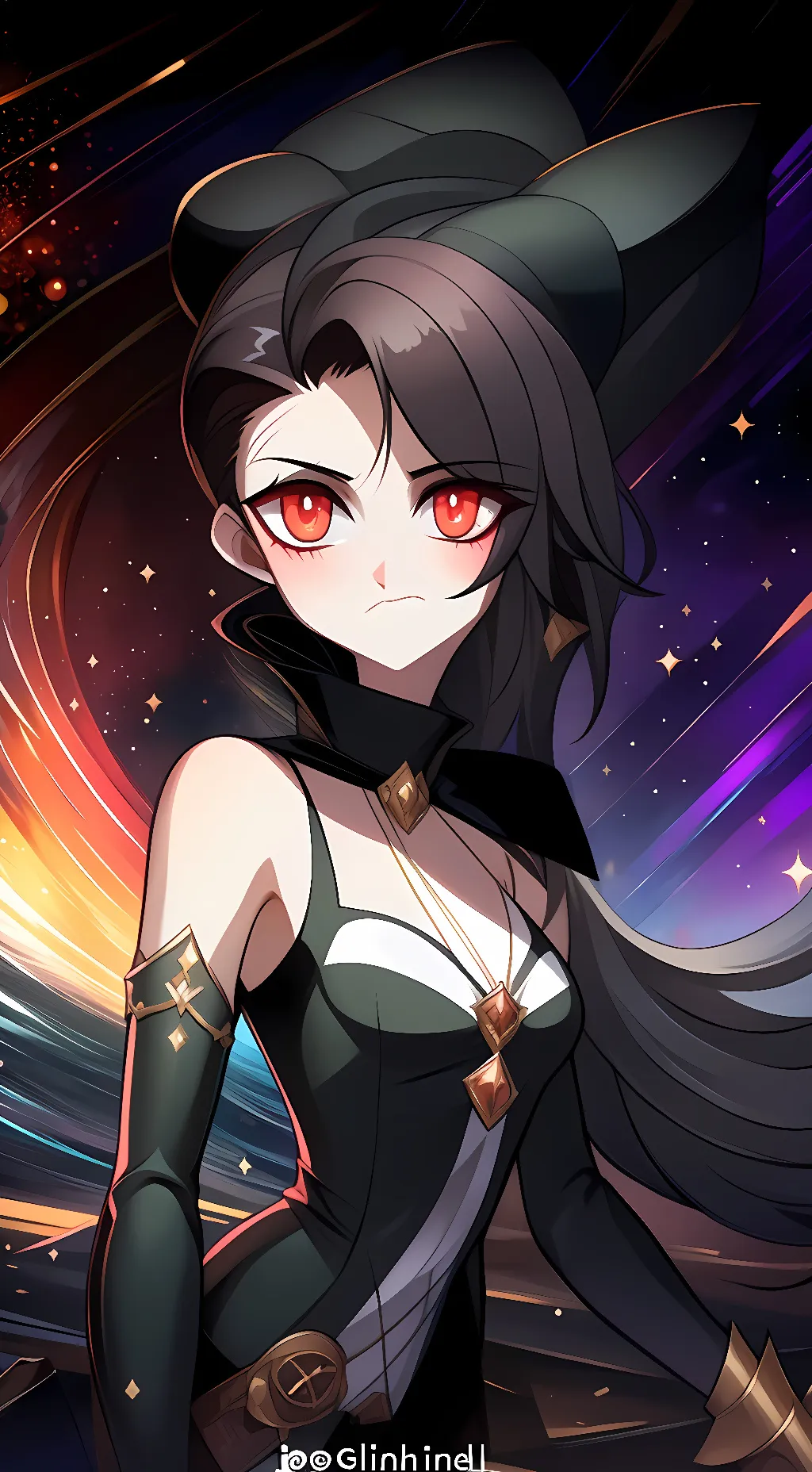 ai character: Evelyn background