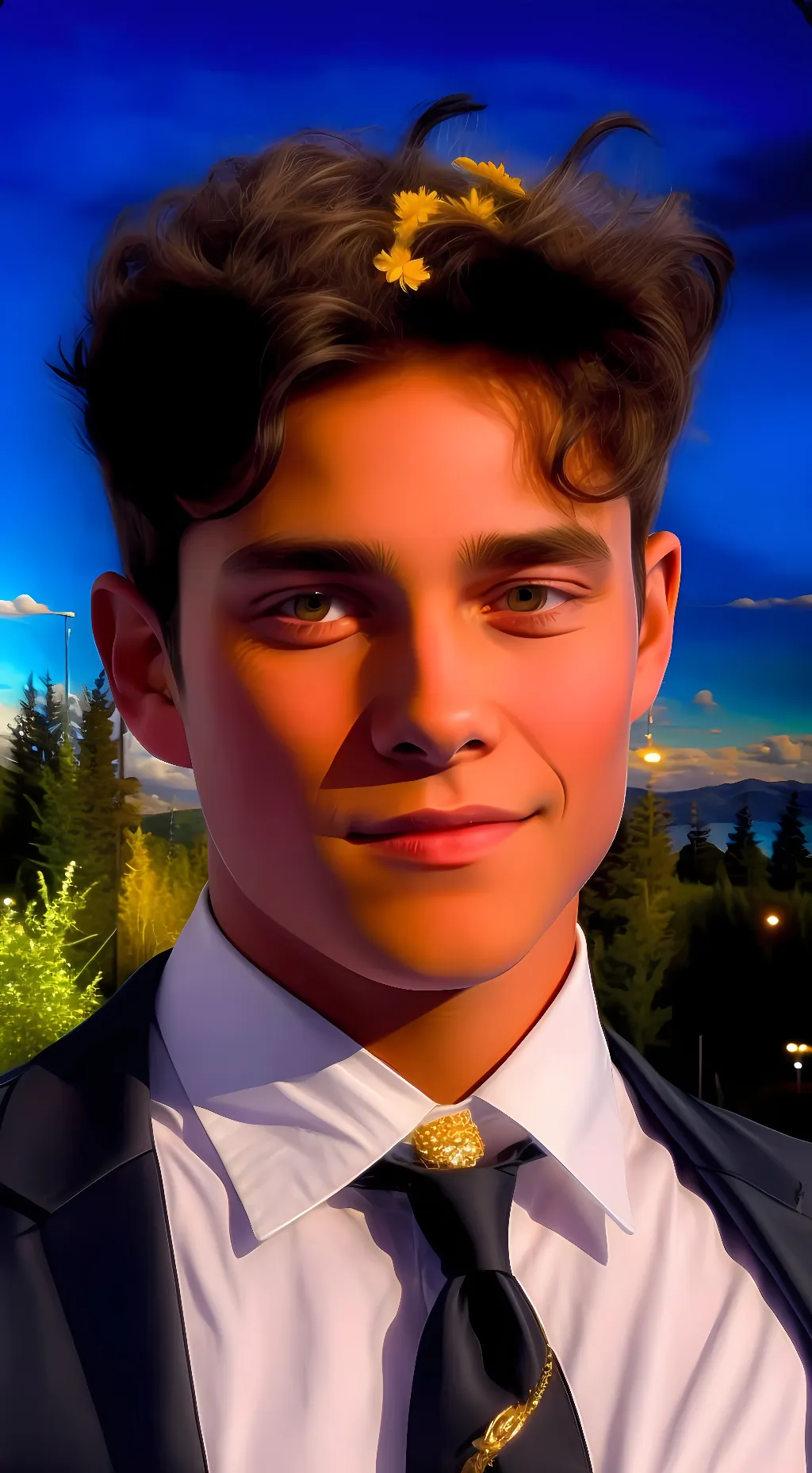 ai character: benoftheweek  background