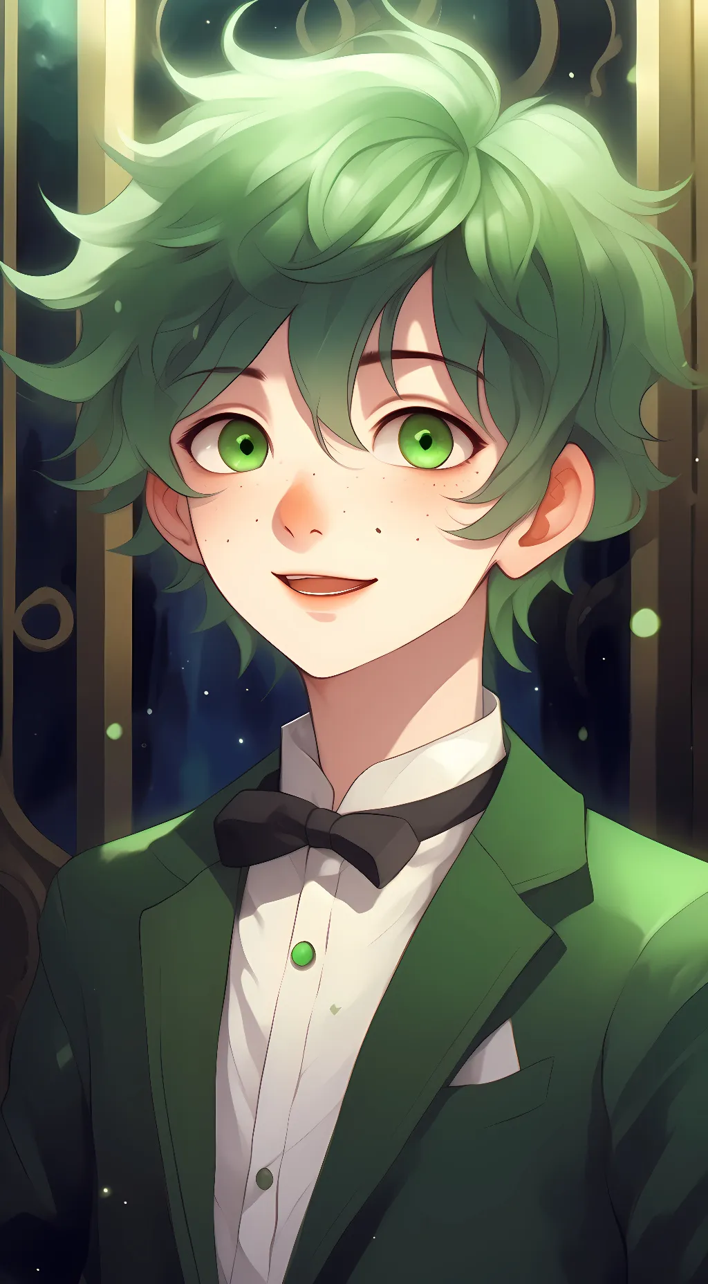 ai character: Deku background