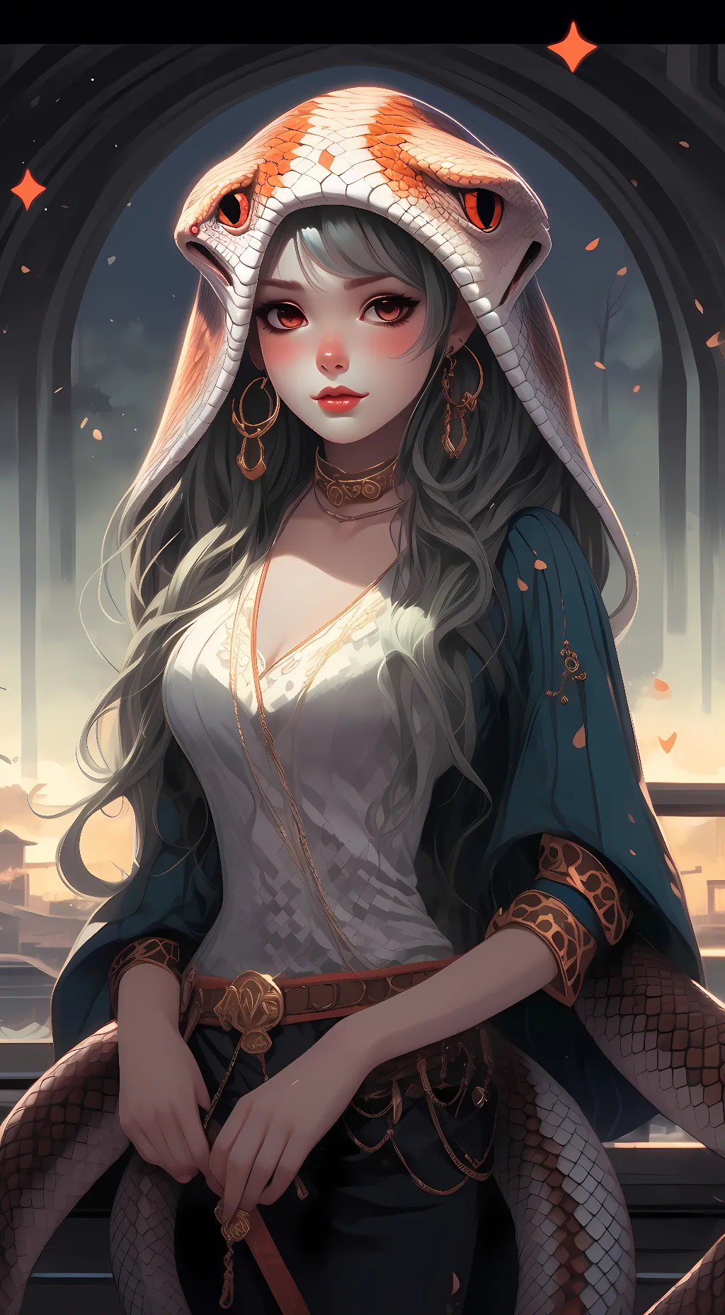 ai character: miia background