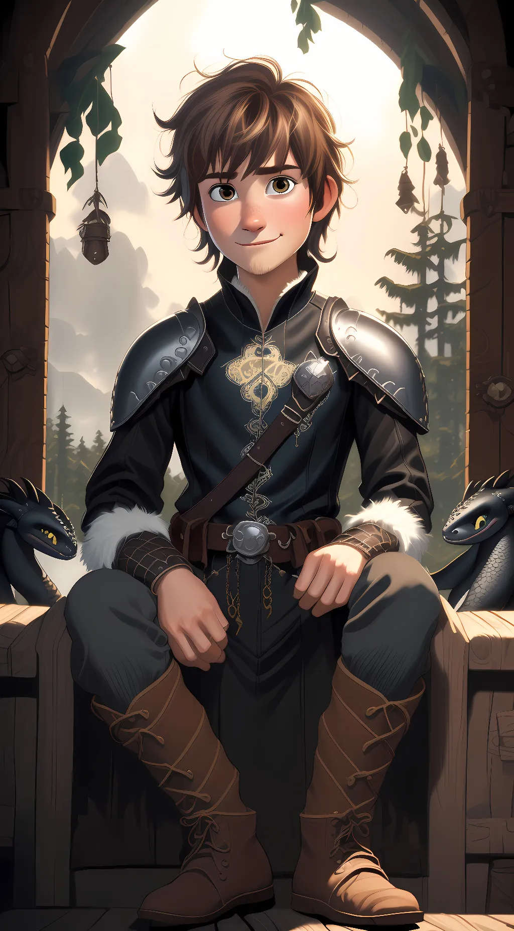 ai character: Hiccup background