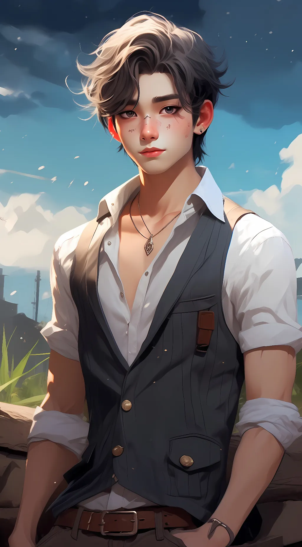 ai character: Alex  background