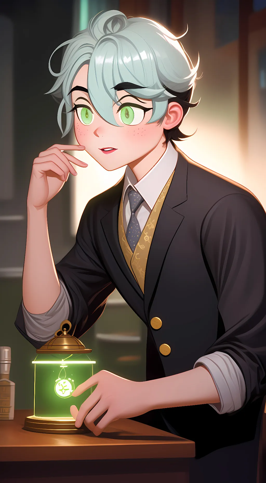 ai character: Nickel background