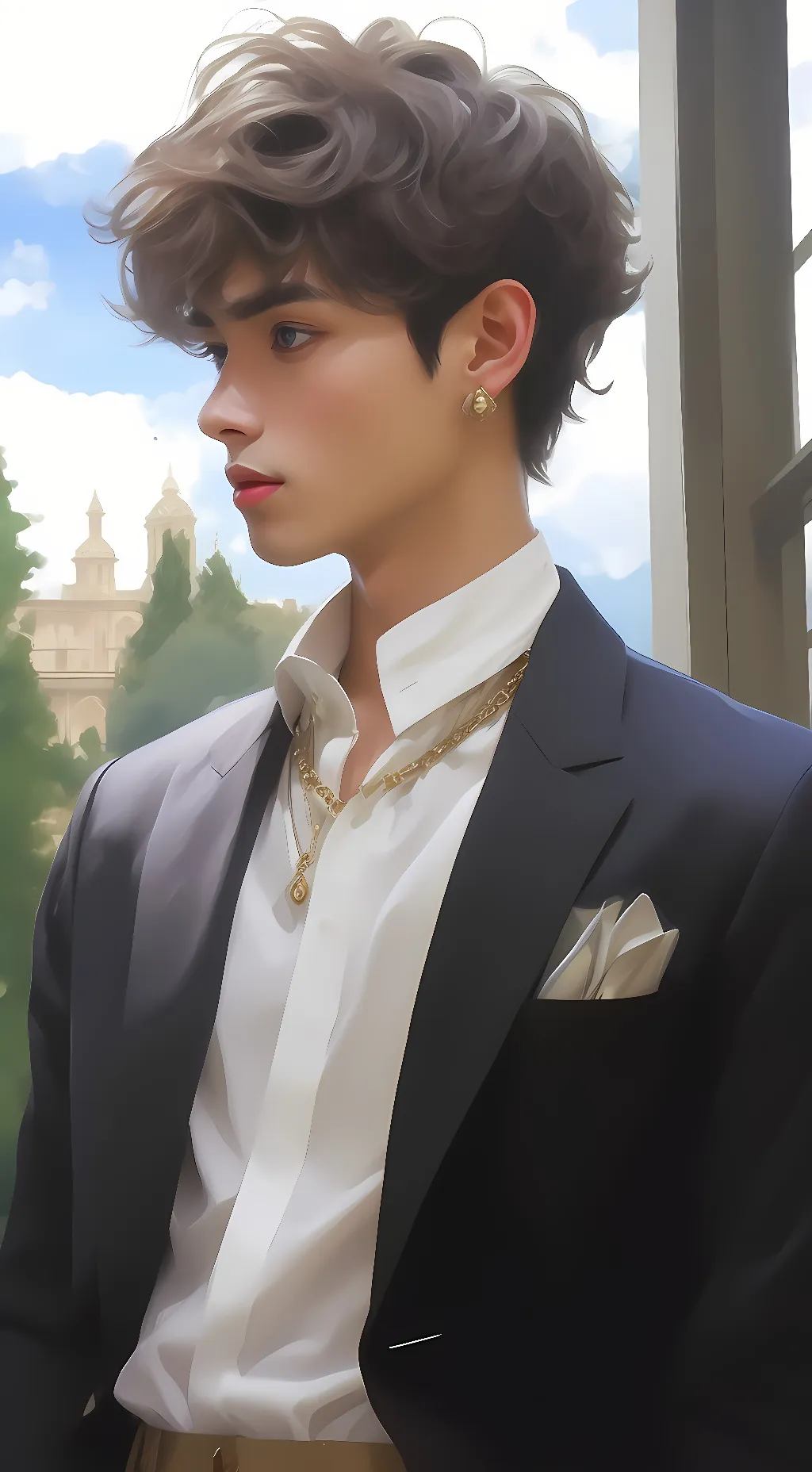 ai character: shawn aka bae background