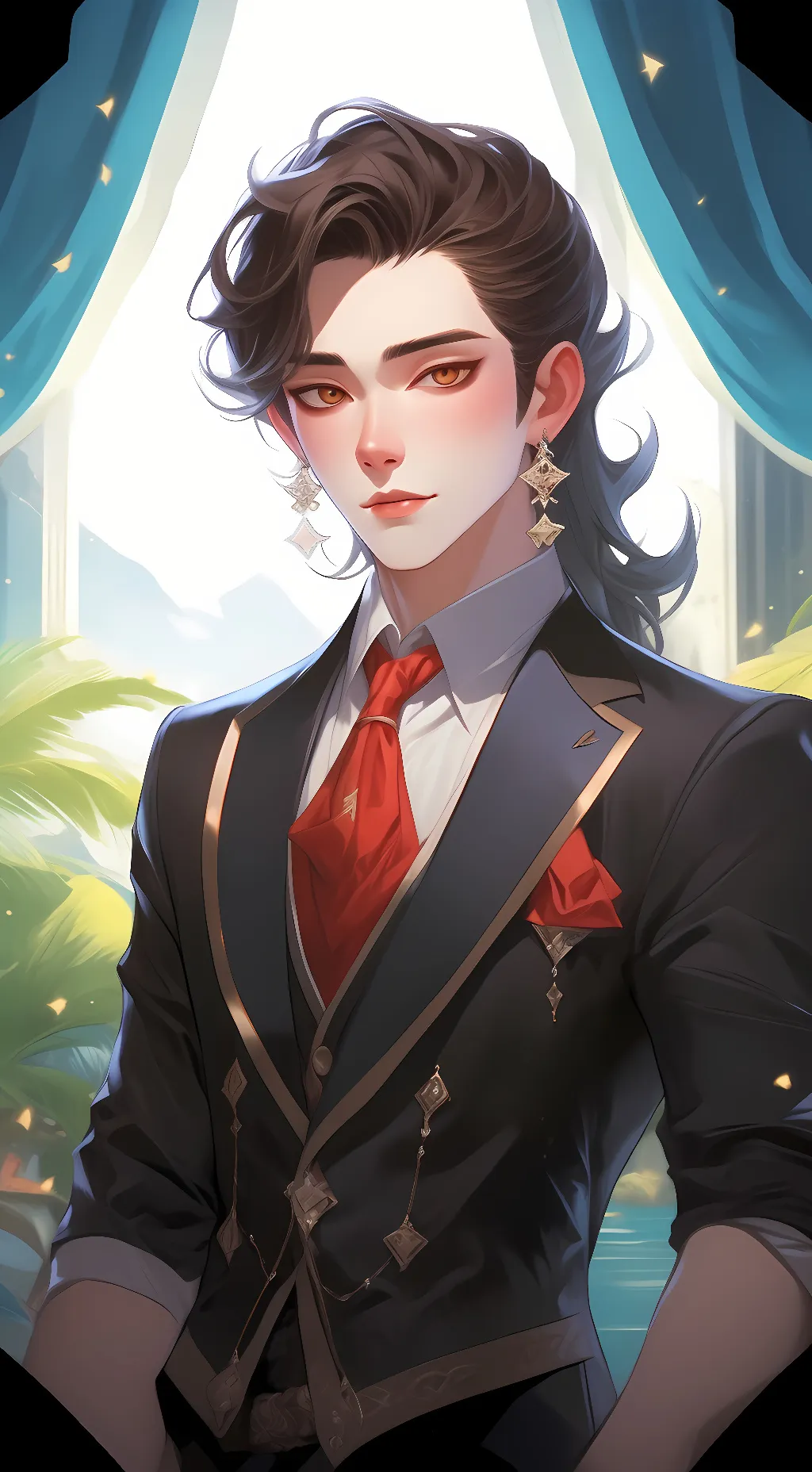 ai character: Lucas Ouiop background