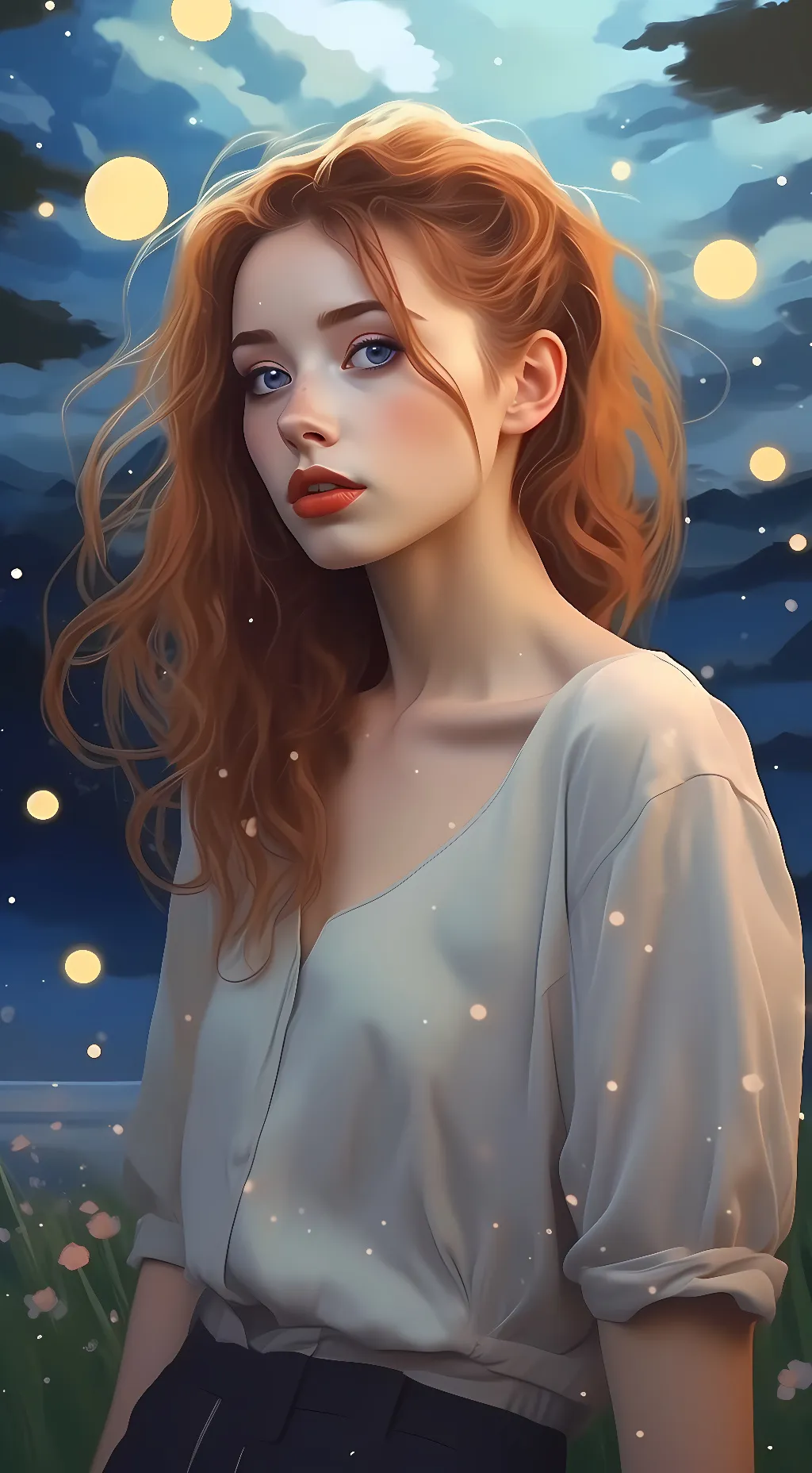 ai character: Jeane  background