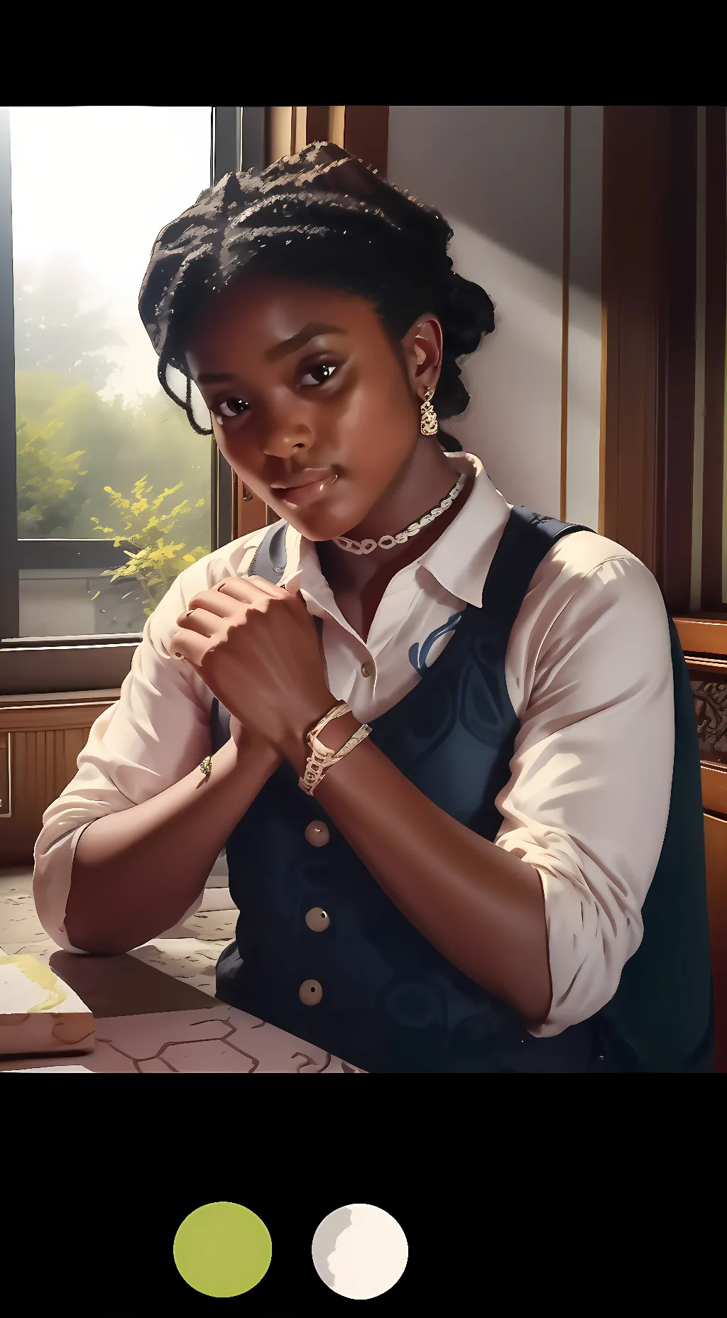 ai character: Bianca background