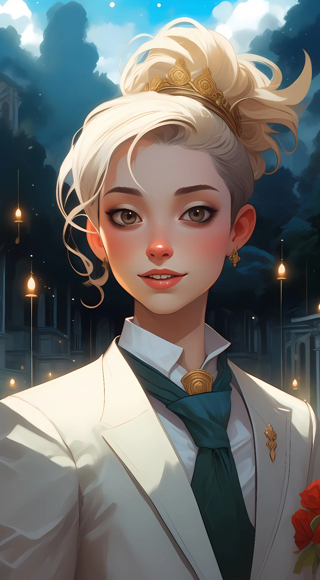 ai character: Lilly background