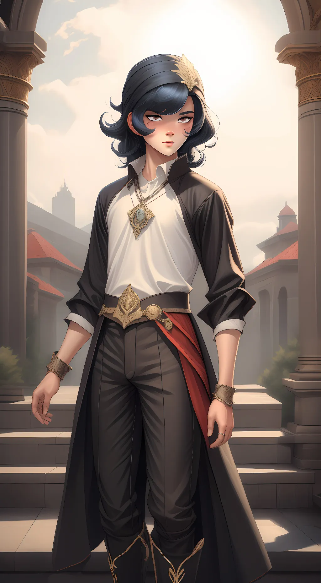 ai character: asher background