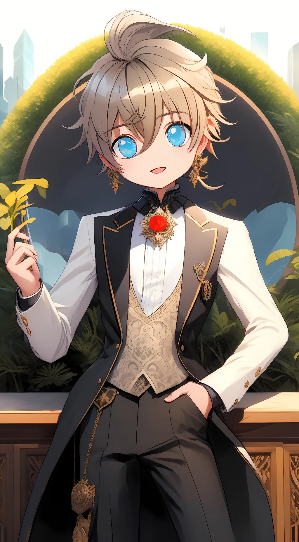 ai character: Parker background