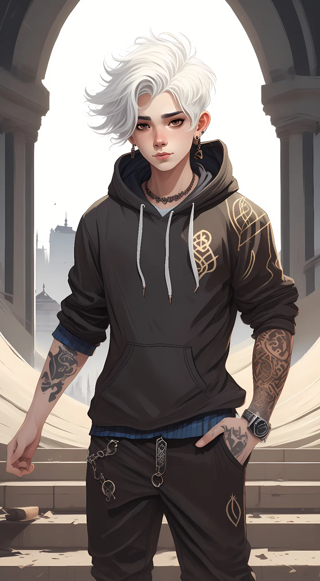 ai character: Kai background