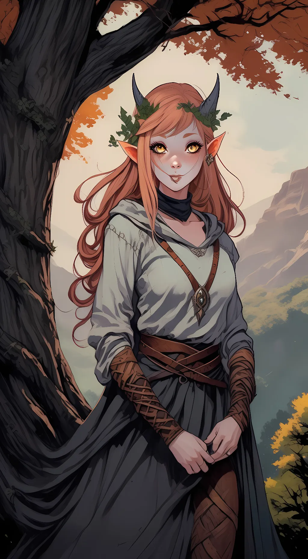 ai character: Lyra  background