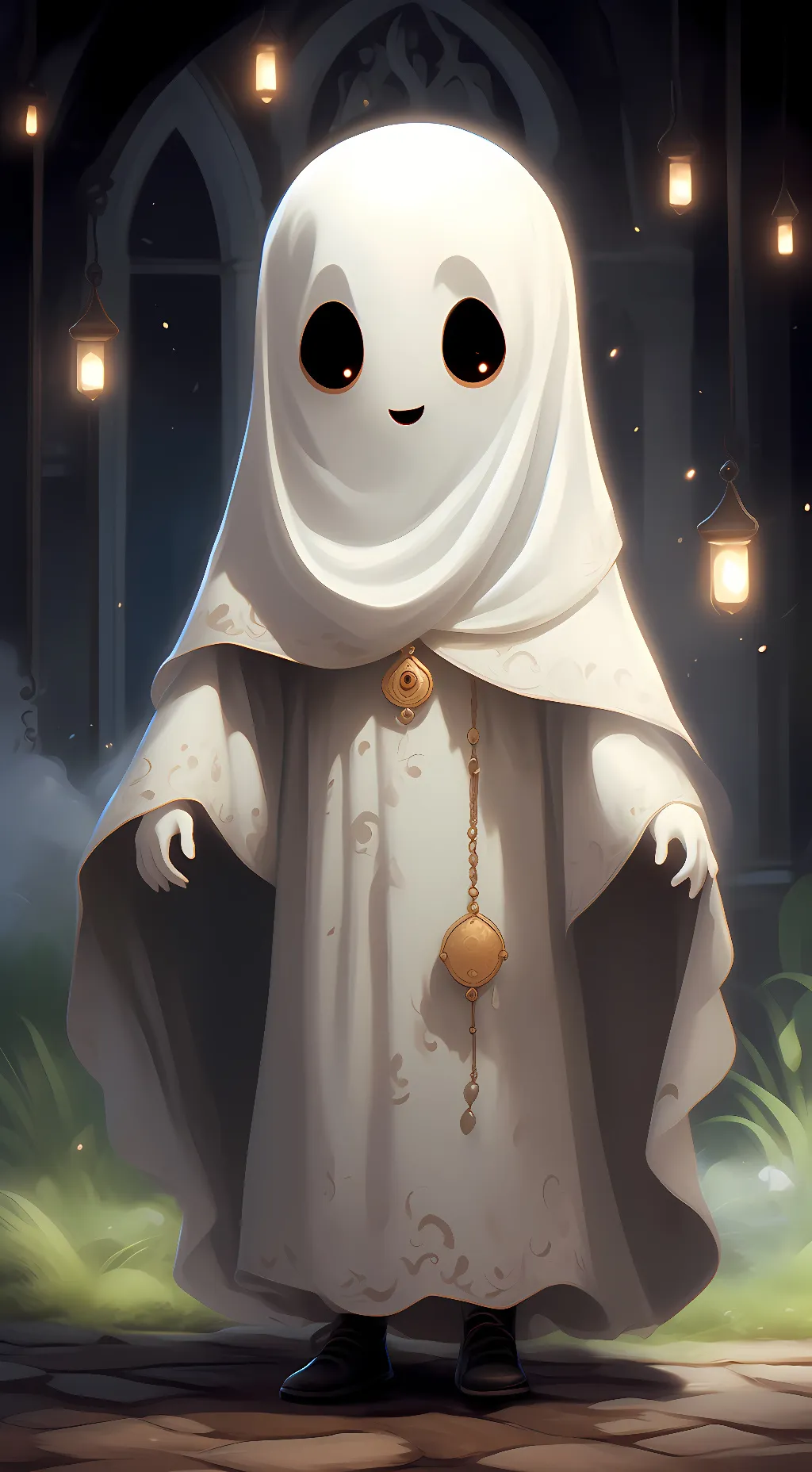 ai character: wisp background