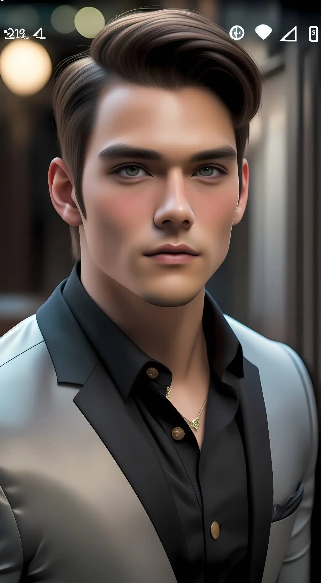 ai character: Seth Morgenstern  background