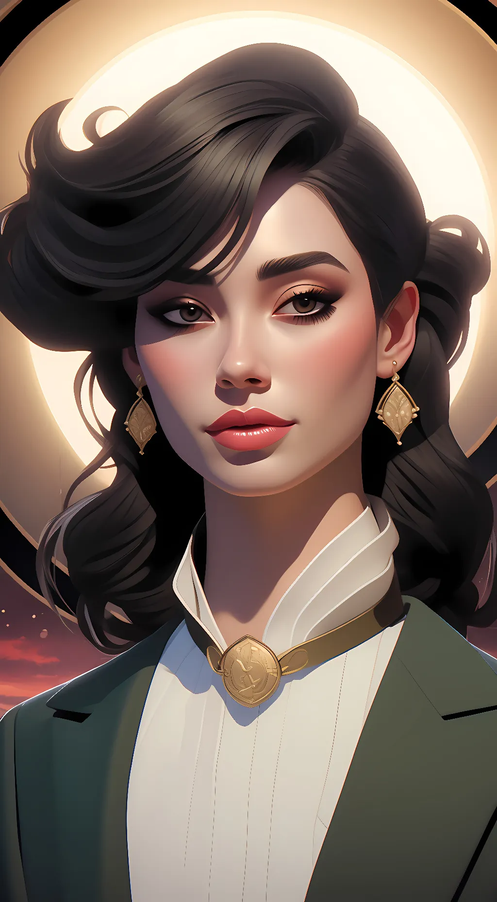 ai character: 666 background