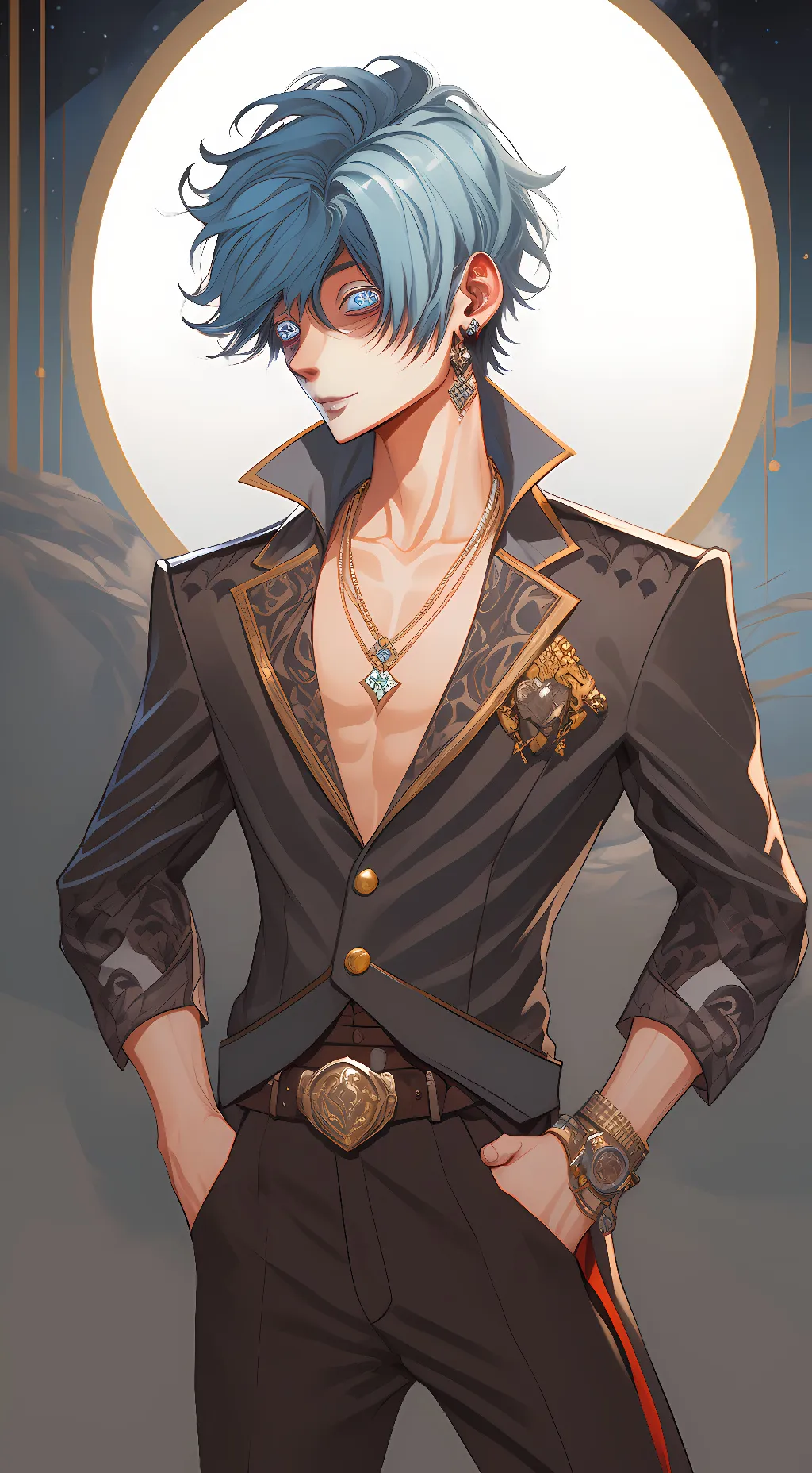 ai character: dabi background