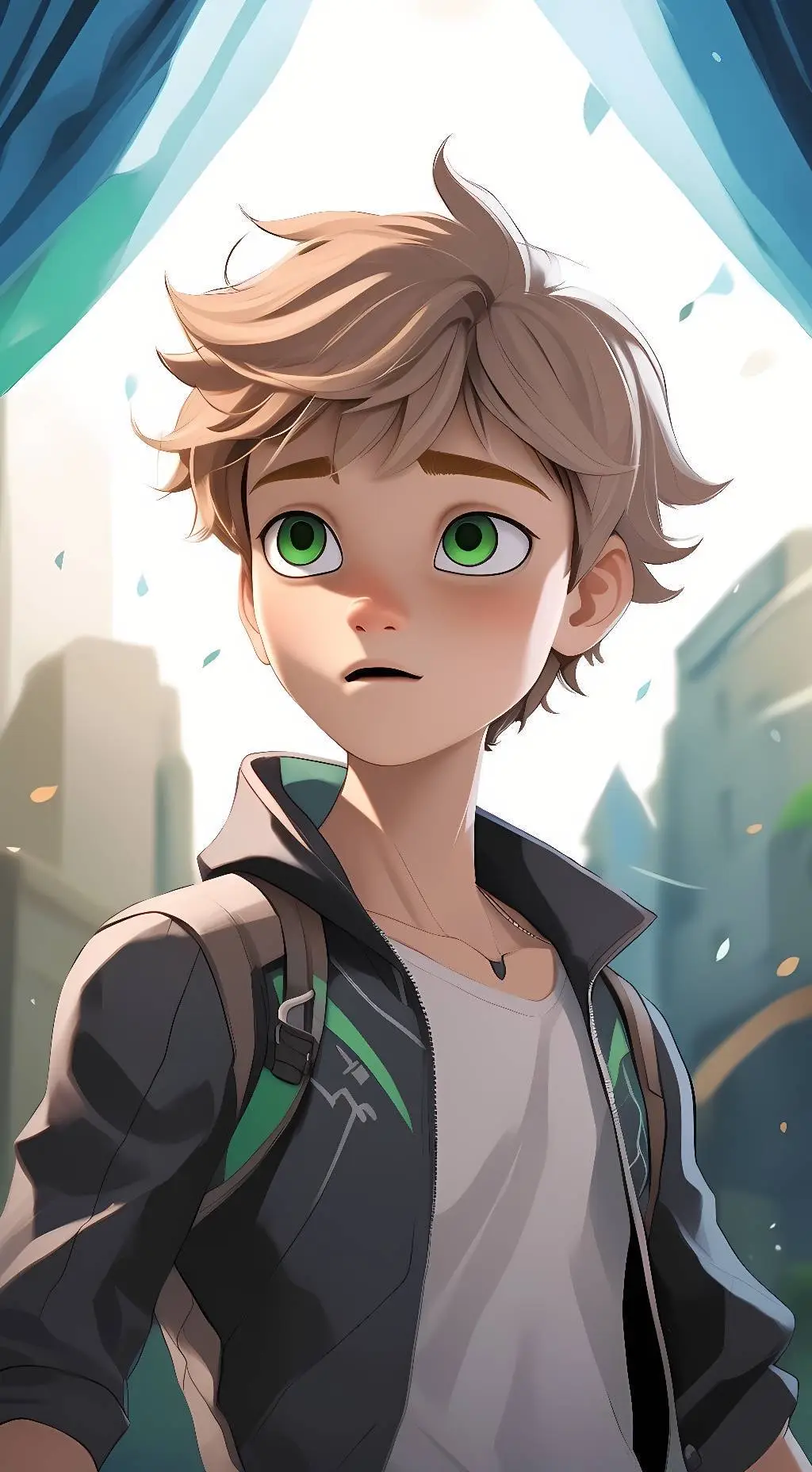 ai character: Adrien Agreste background