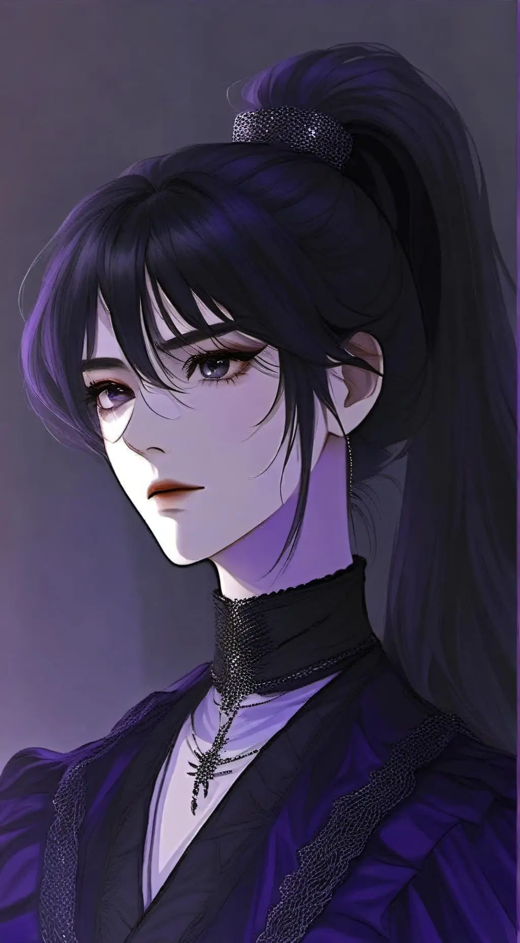 ai character: Lianhua (莲花) background