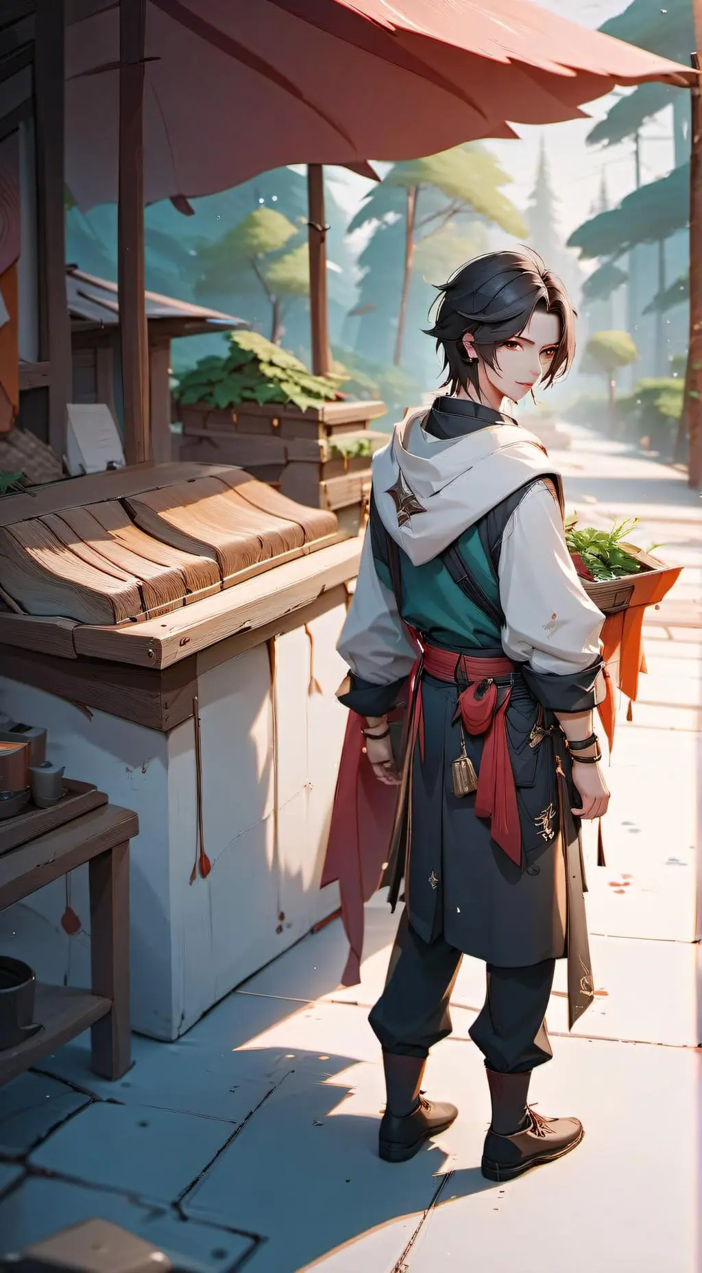 ai character: Xavier 🍀 background