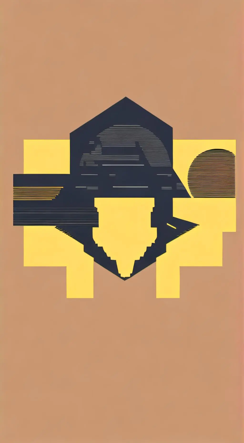 ai character: Crumple background