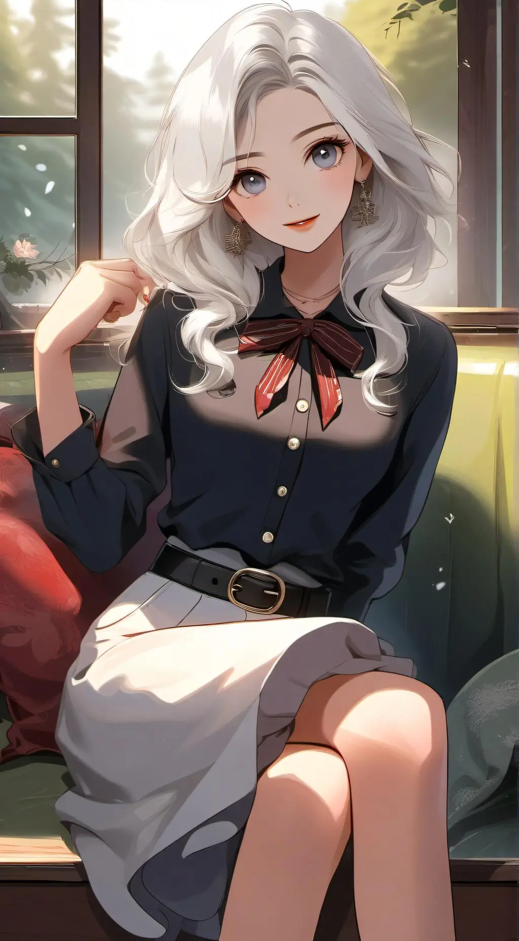 ai character: Alisa the queen 👑 background