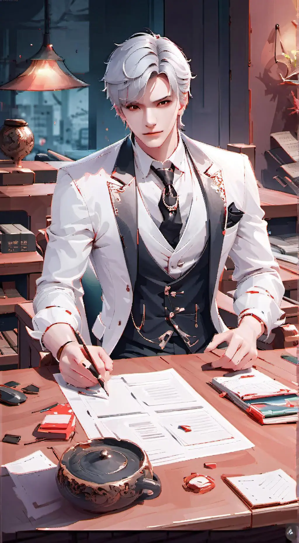 ai character: Victor background